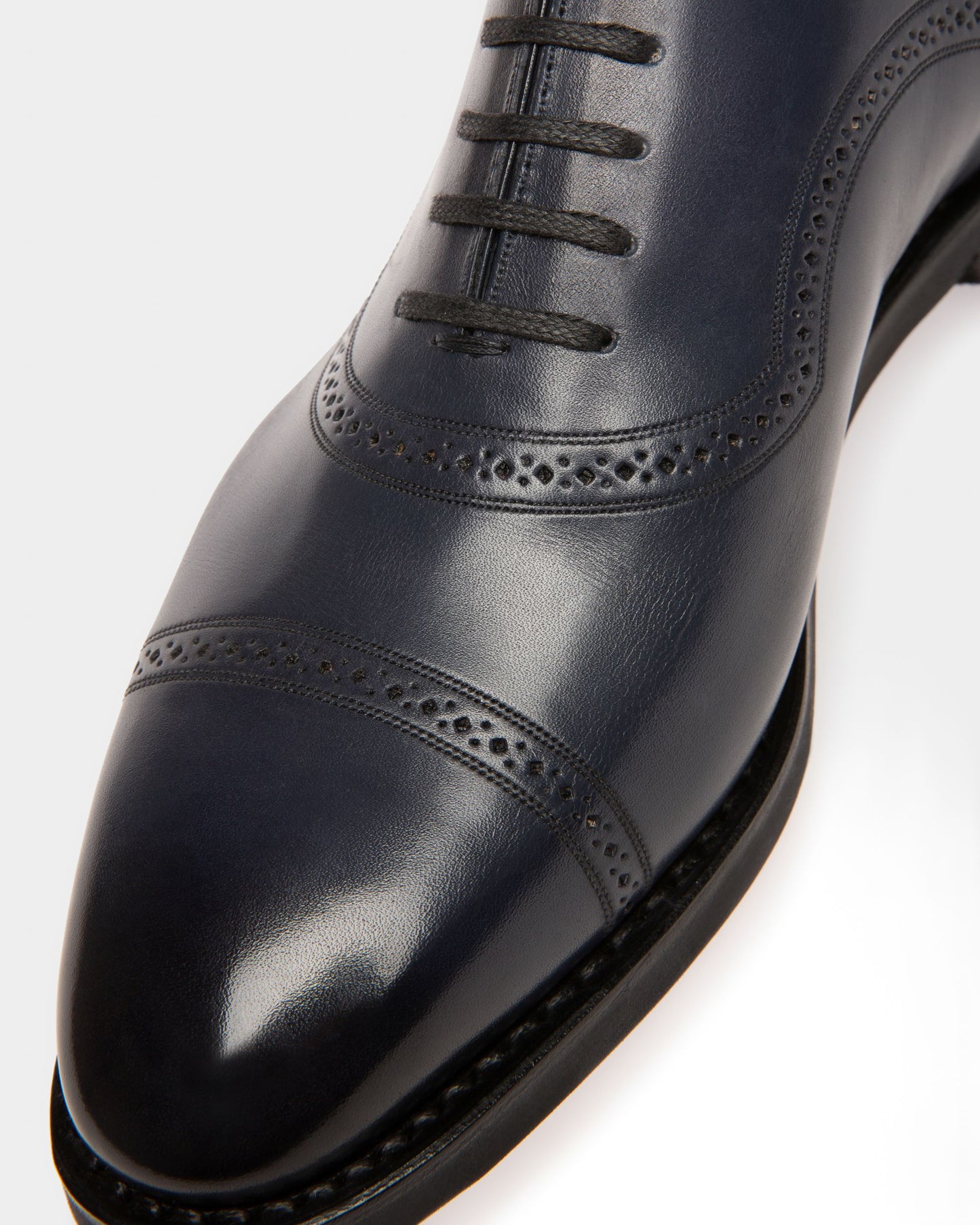 Scotch Leather Oxfords In Navy