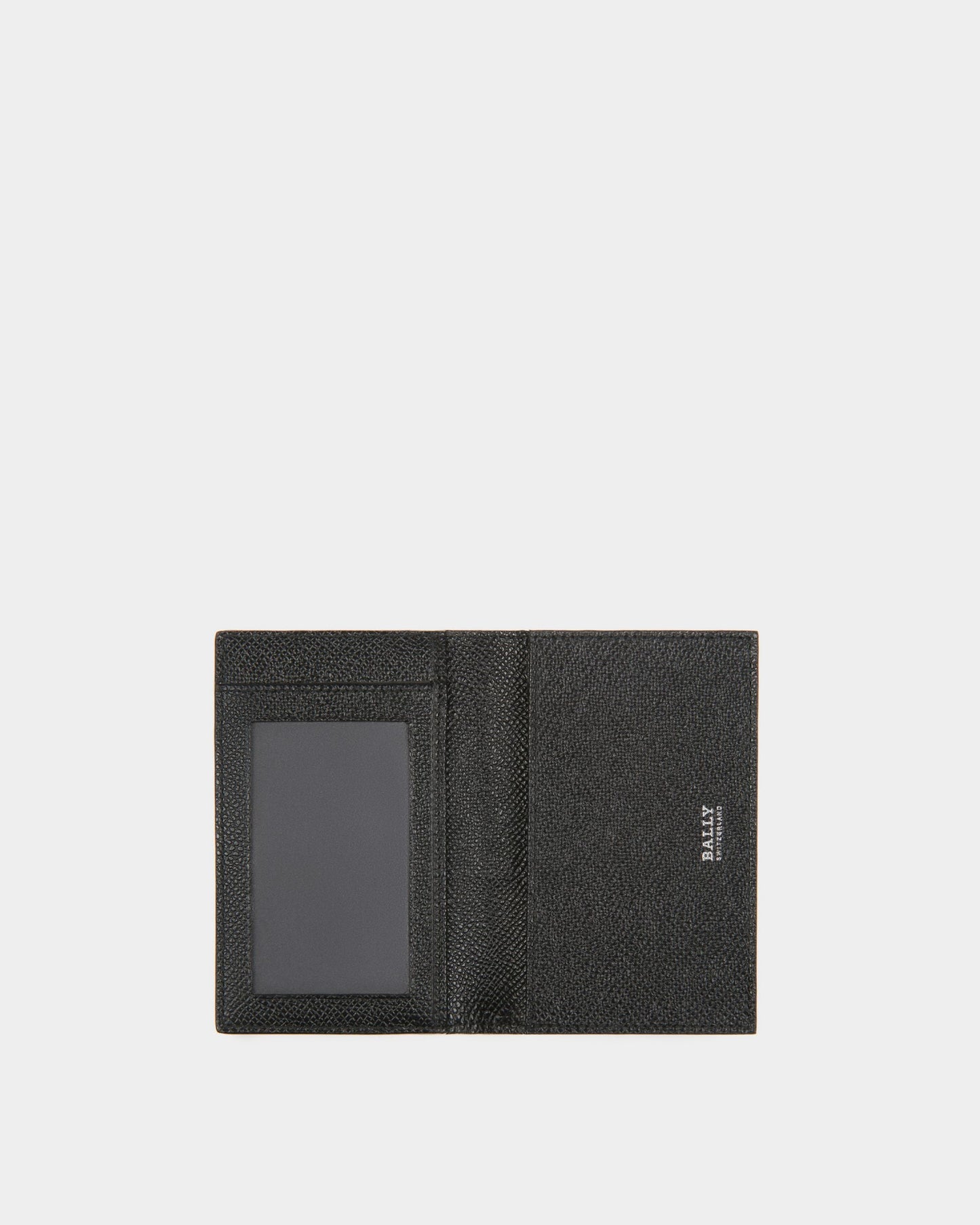 Tyke Leather Card Holder In Black