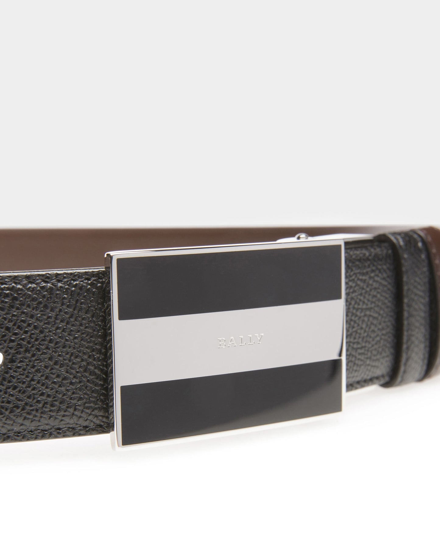 Bogart Leather 35mm Belt In Black & Brown