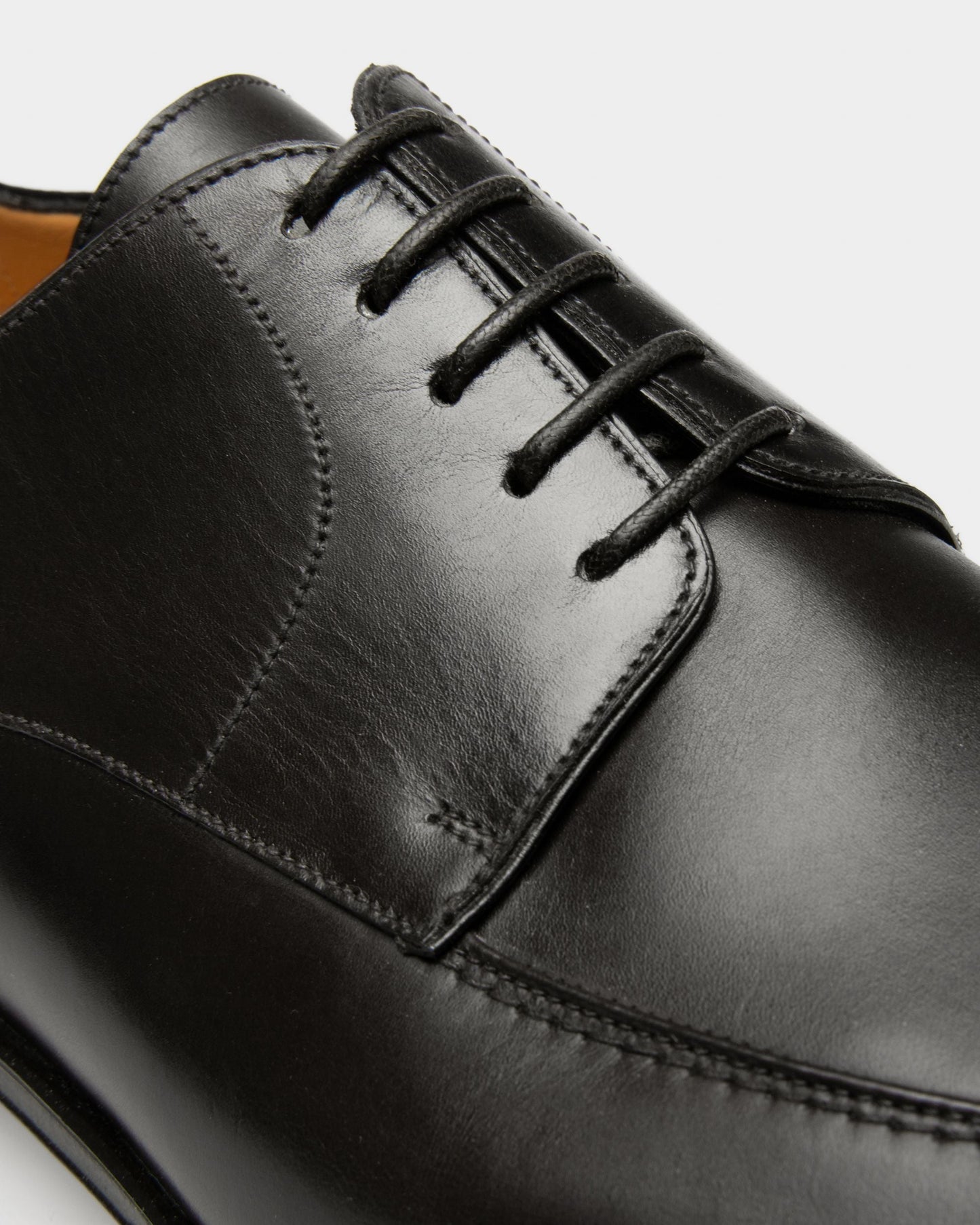 Wedmer Leather Lace-Ups In Black