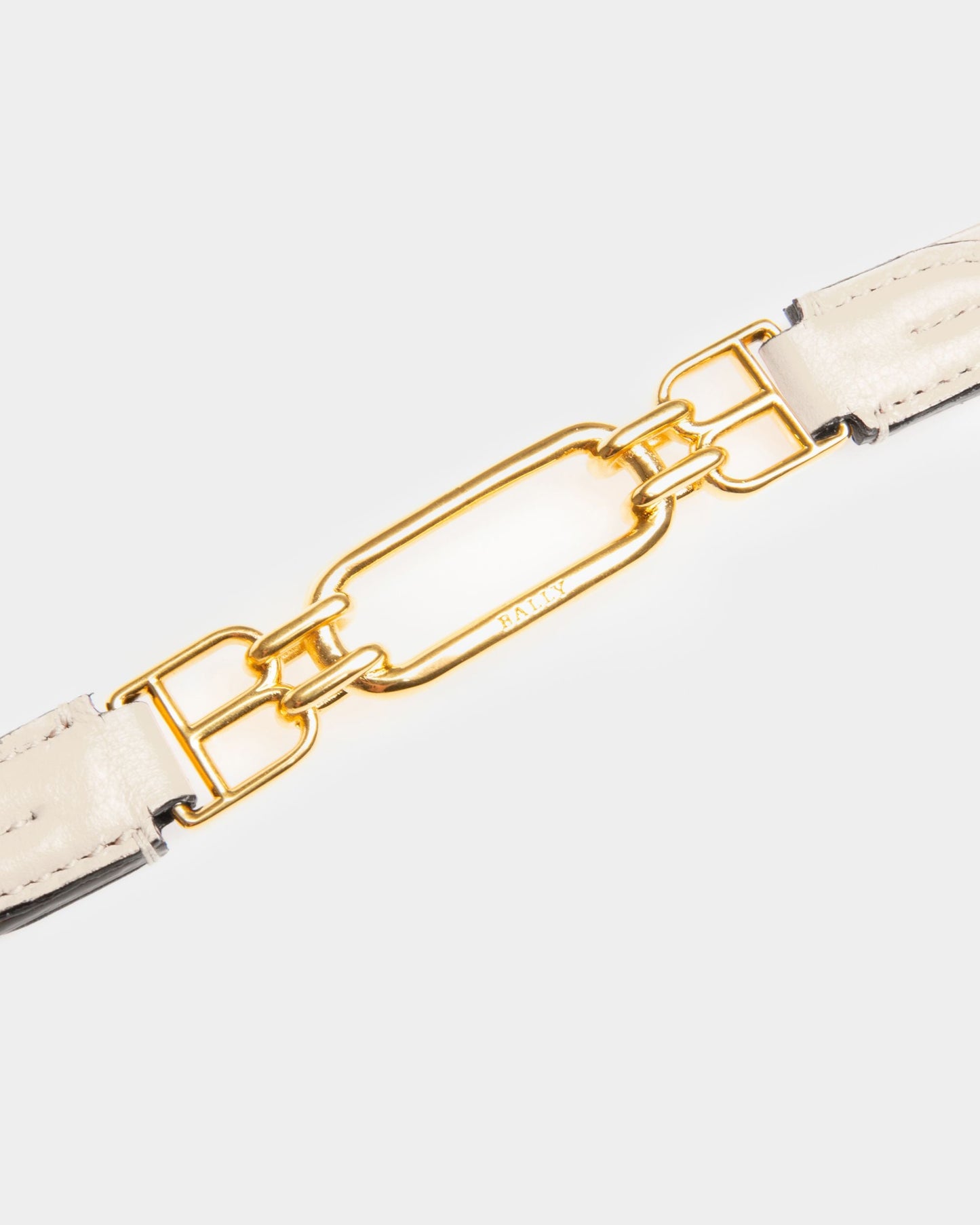 Vestige Leather 15Mm Belt In Bone