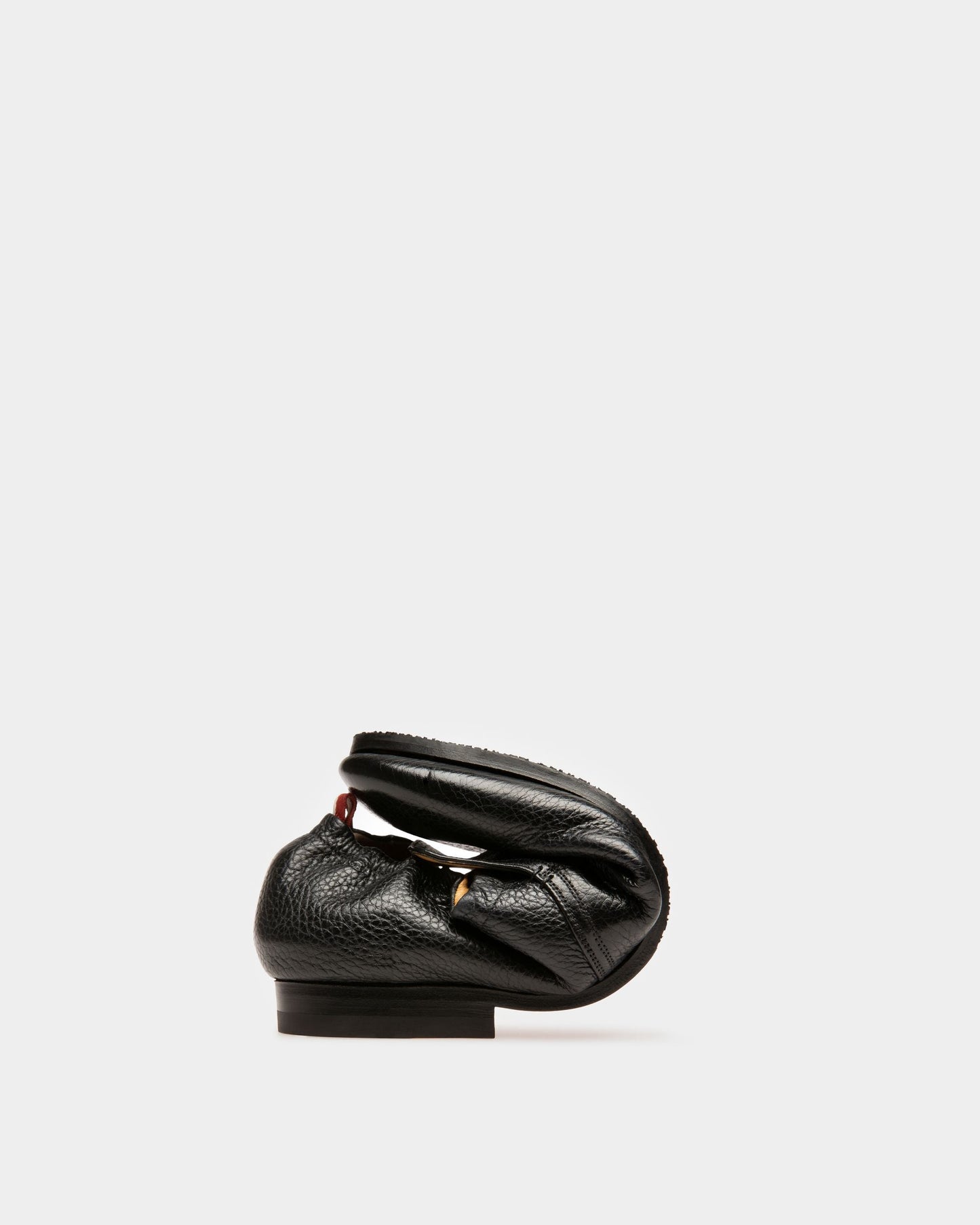 Planker Leather Loafers In Black