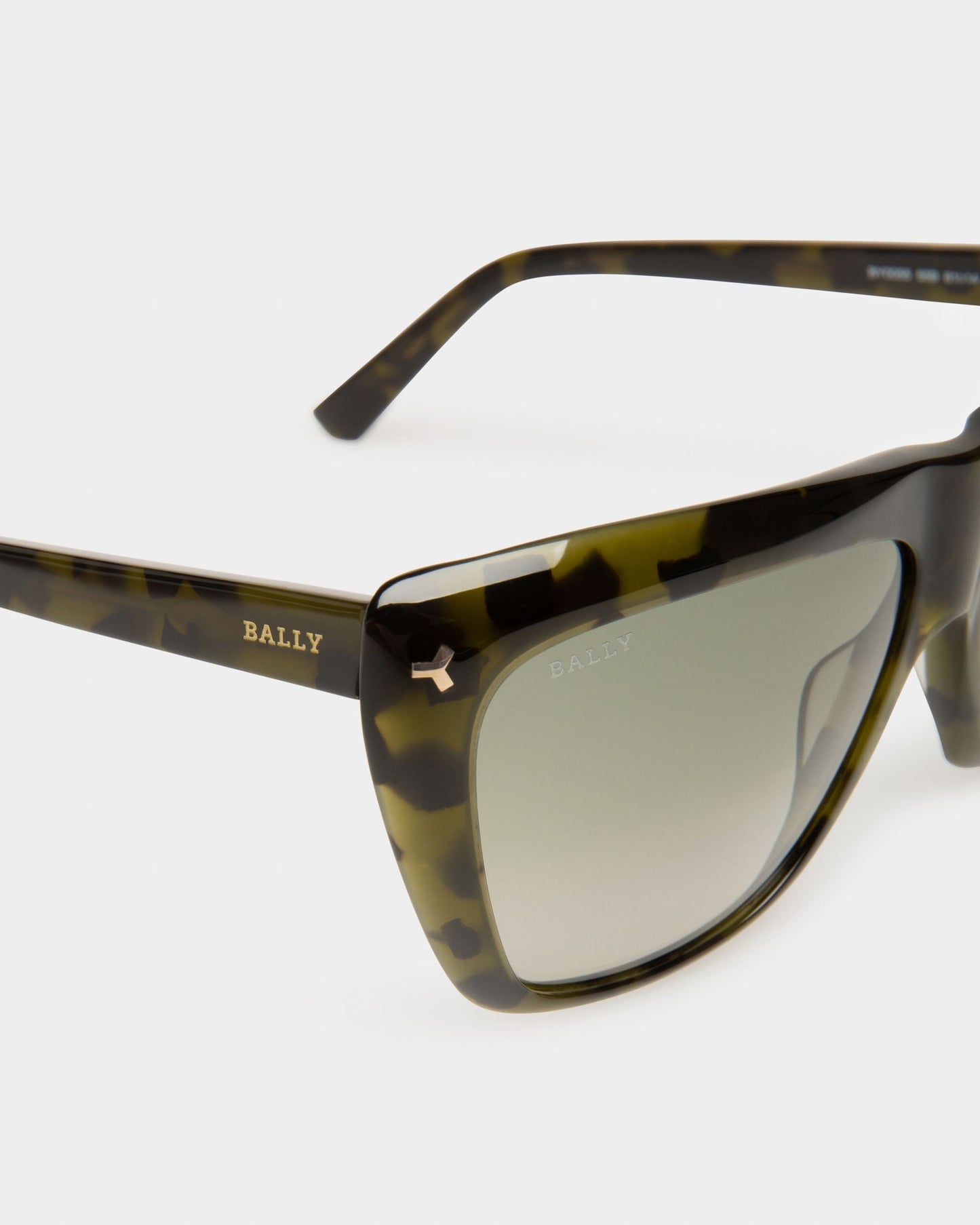 Elektra Acetate Sunglasses In Colored Havana & Gradient Smoke Lens