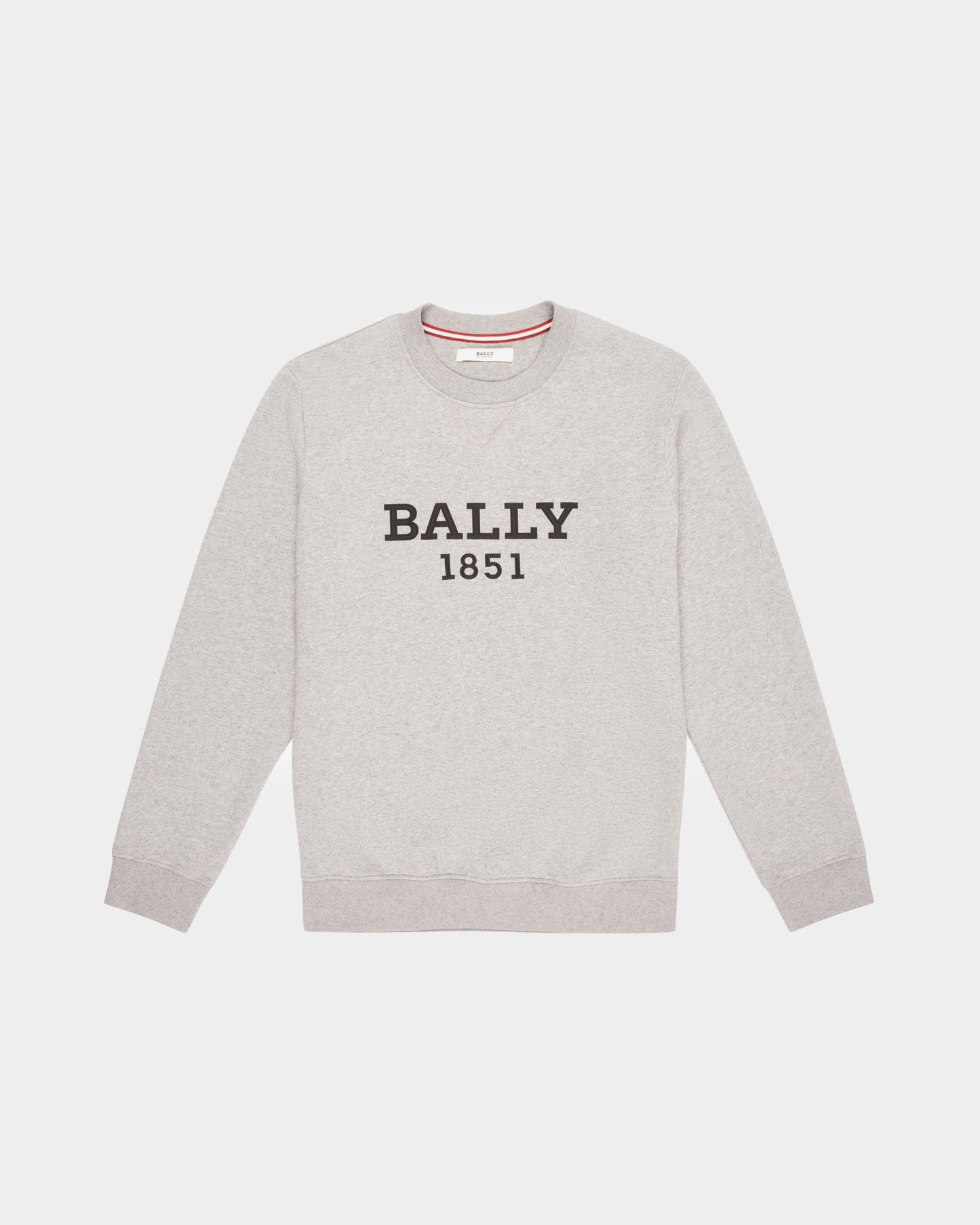Cotton Sweater In Grey