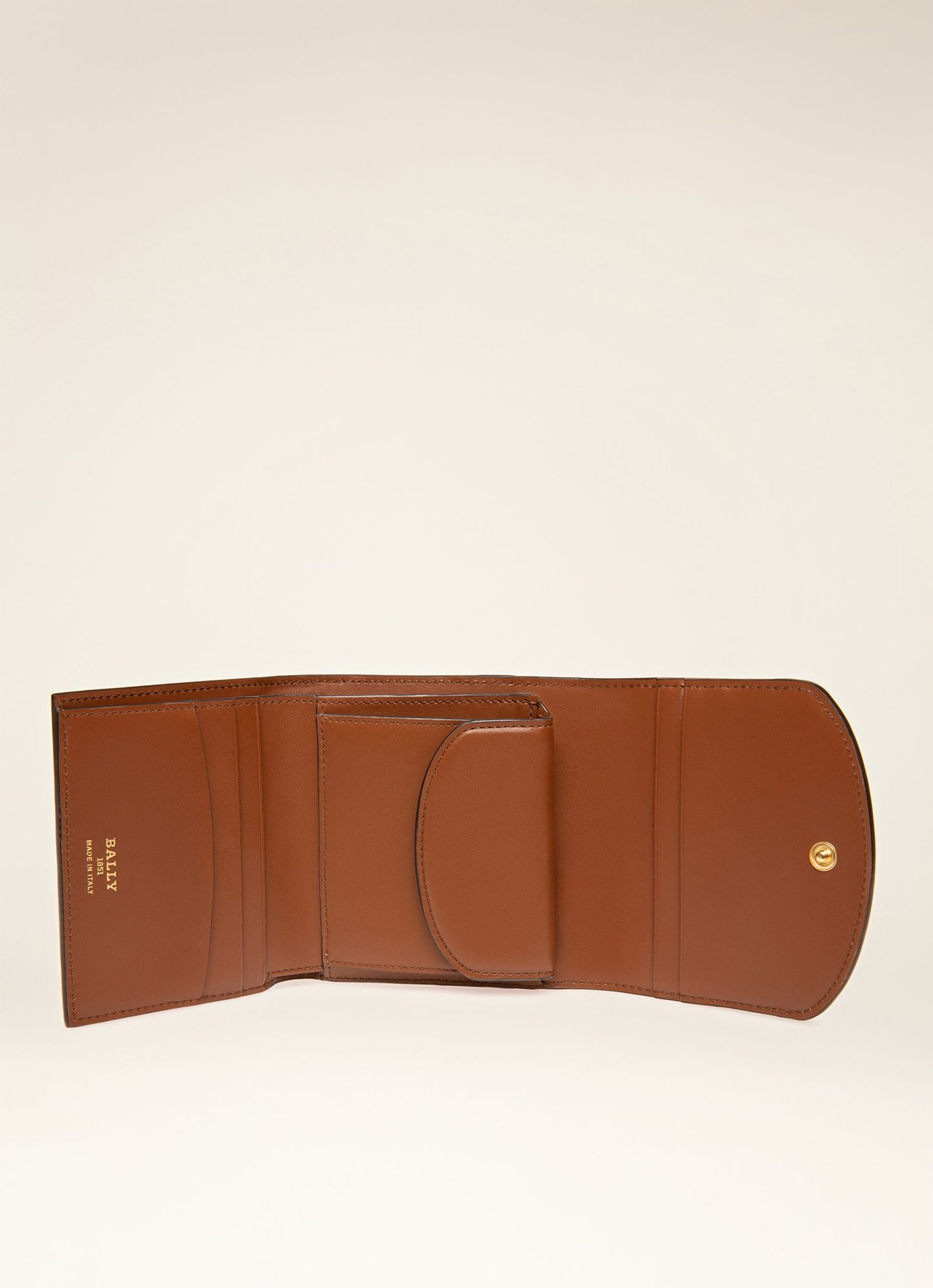 B-Chain Wallet in Brown Leather