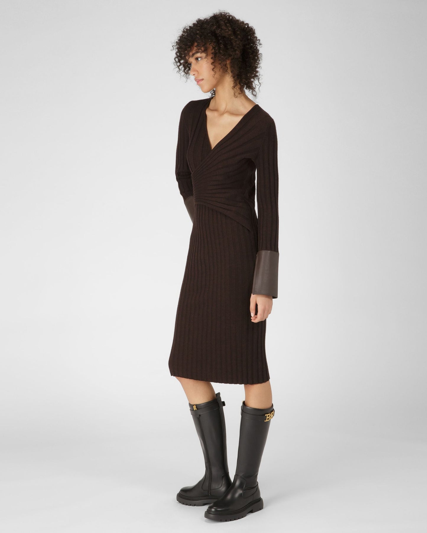 Gaila Leather Boots In Black