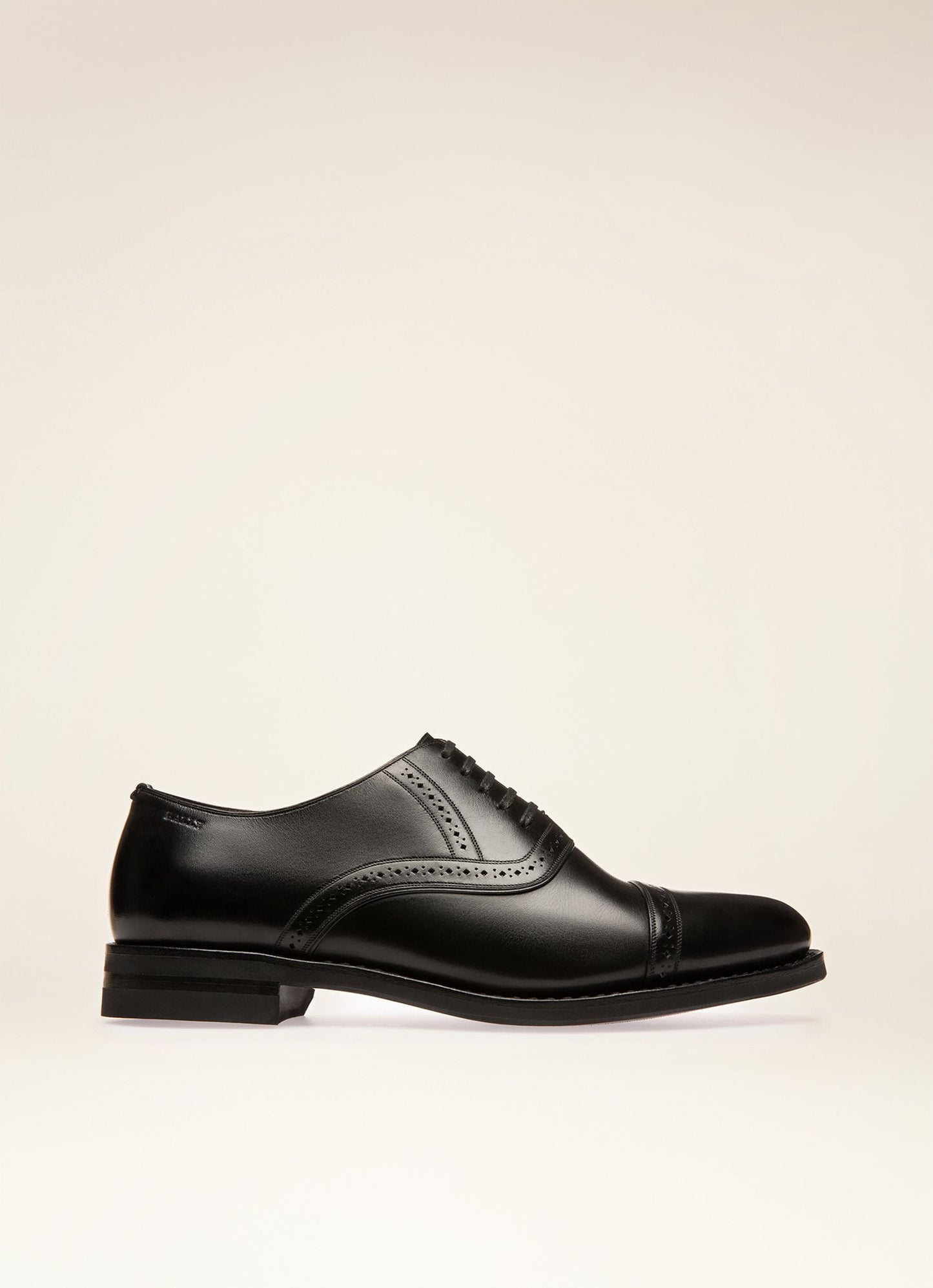 Francies Leather Derbies In Black
