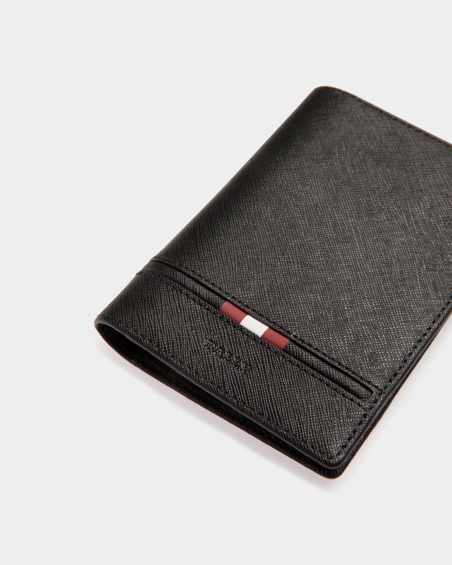 Wallet in Black Embossed Leather