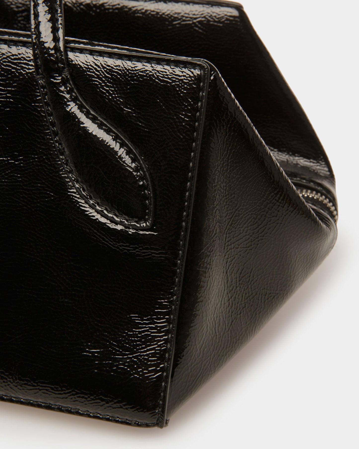 Space XS | Men's Crossbody Bag | Black Leather | Bally | Still Life Detail