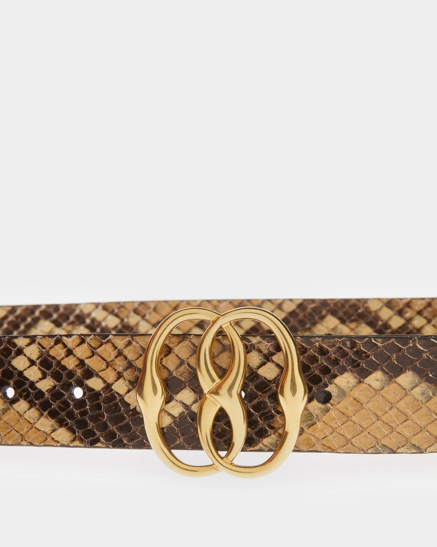 Emblem Printed Python 35mm Belt