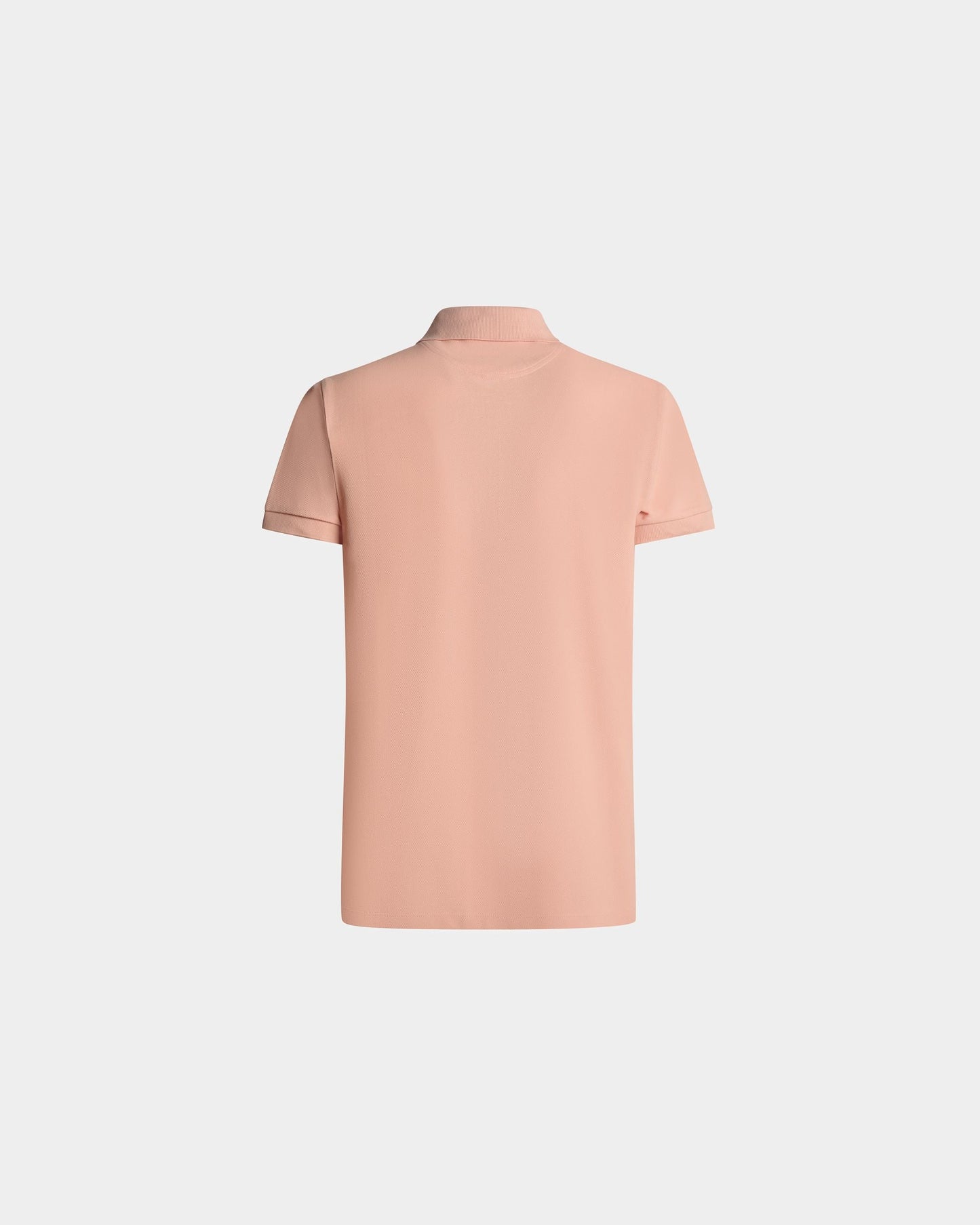 Short Sleeve Polo In Dusty Petal Cotton