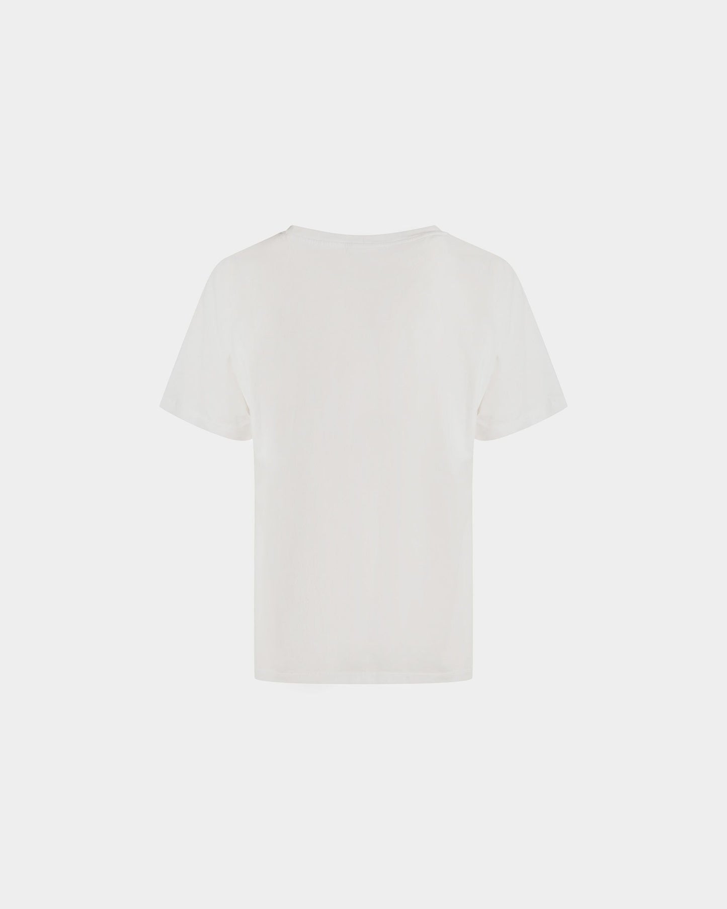 Foiled T-Shirt | Men's T-Shirt | White Cotton | Bally | Still Life Back