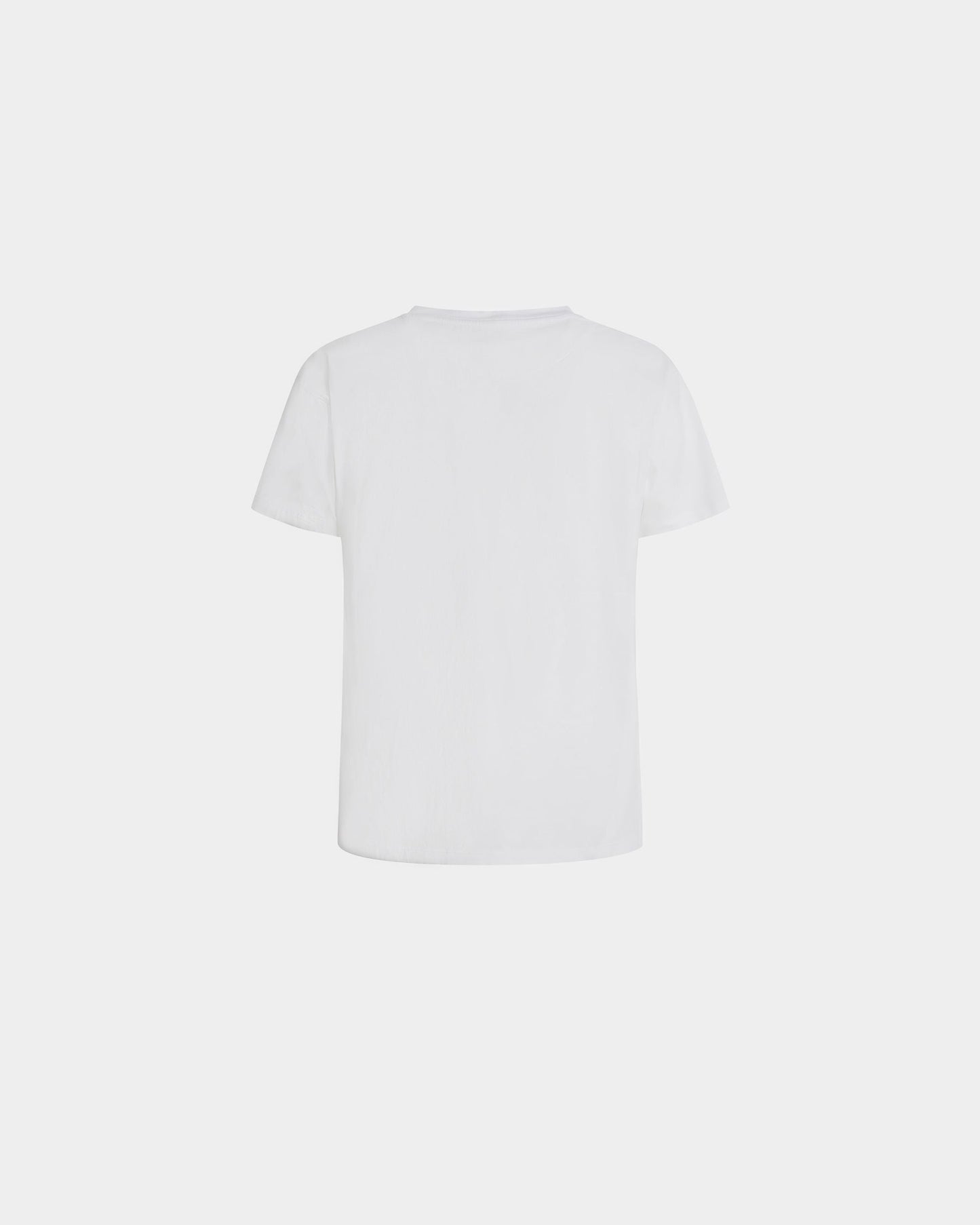 Train Motif T-Shirt | Men's T-Shirt | White Cotton | Bally | Still Life Back