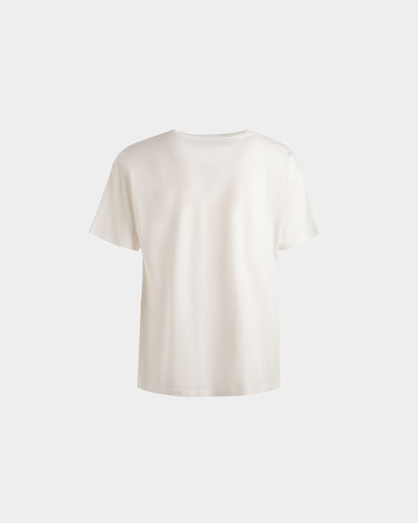 Printed T-Shirt | Men's T-Shirt | White Cotton | Bally | Still Life Back