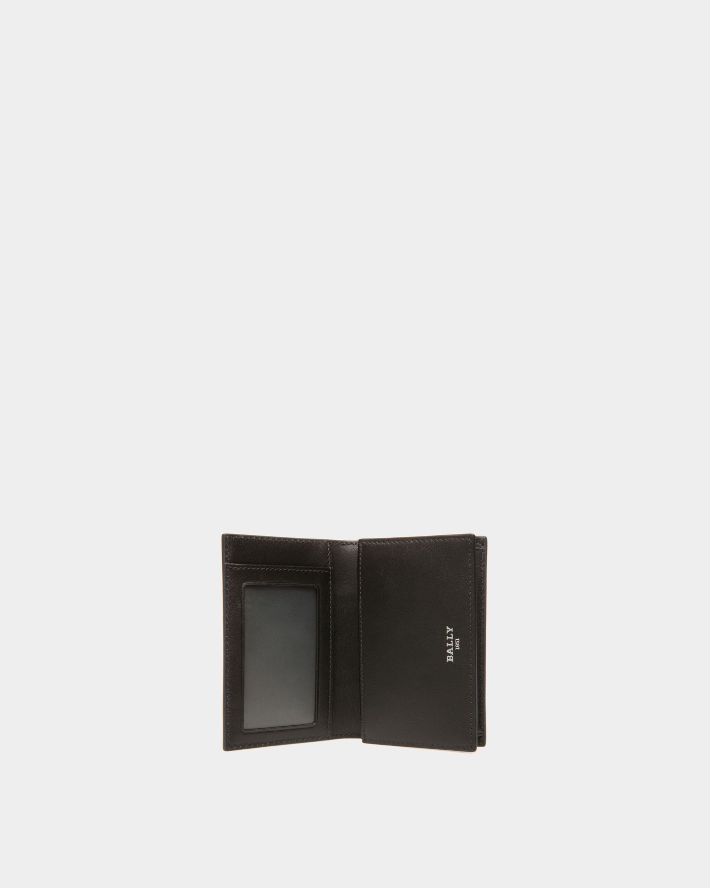 High Point Business Card Holder in Blue Leather