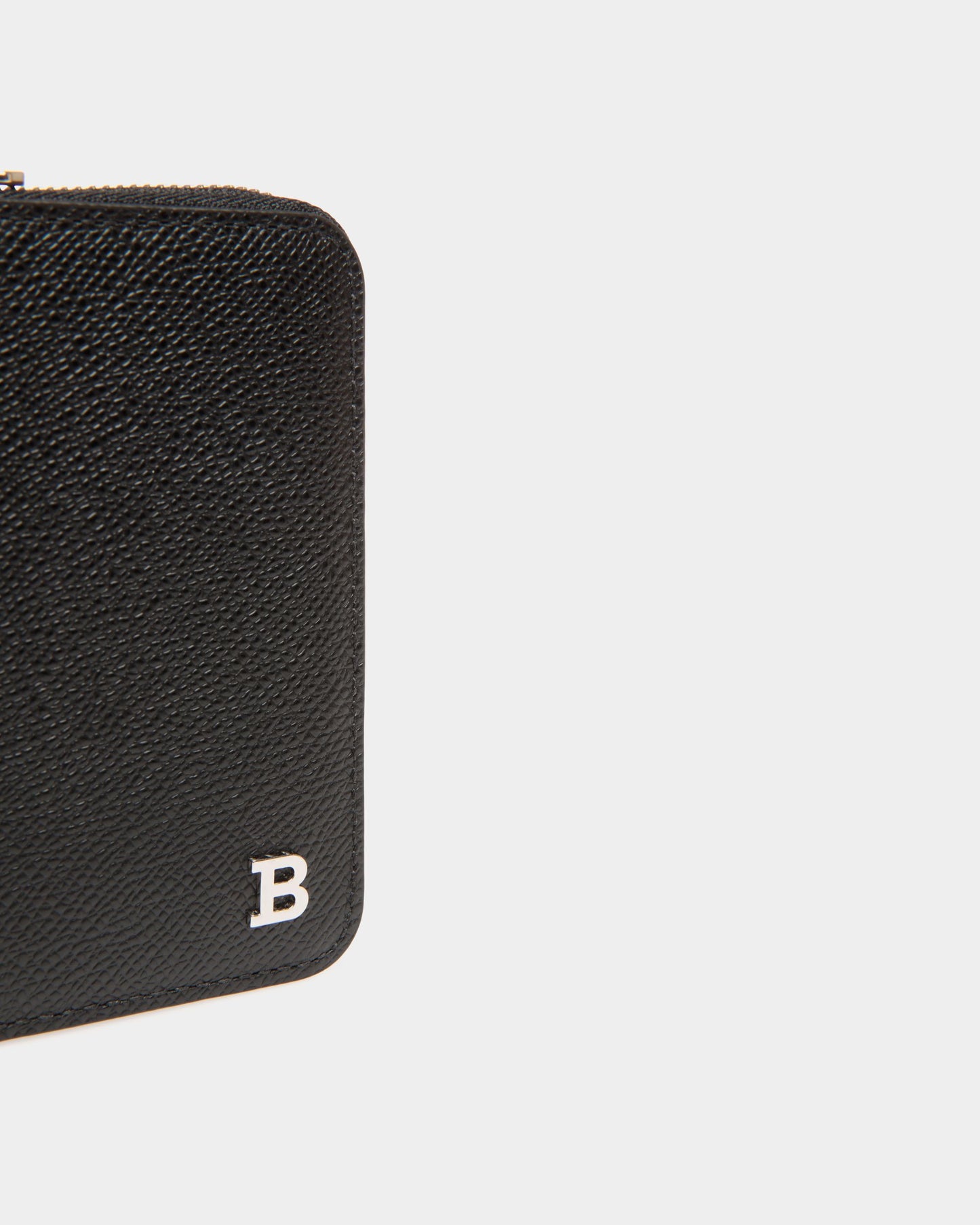 Wallet in Black Embossed Leather
