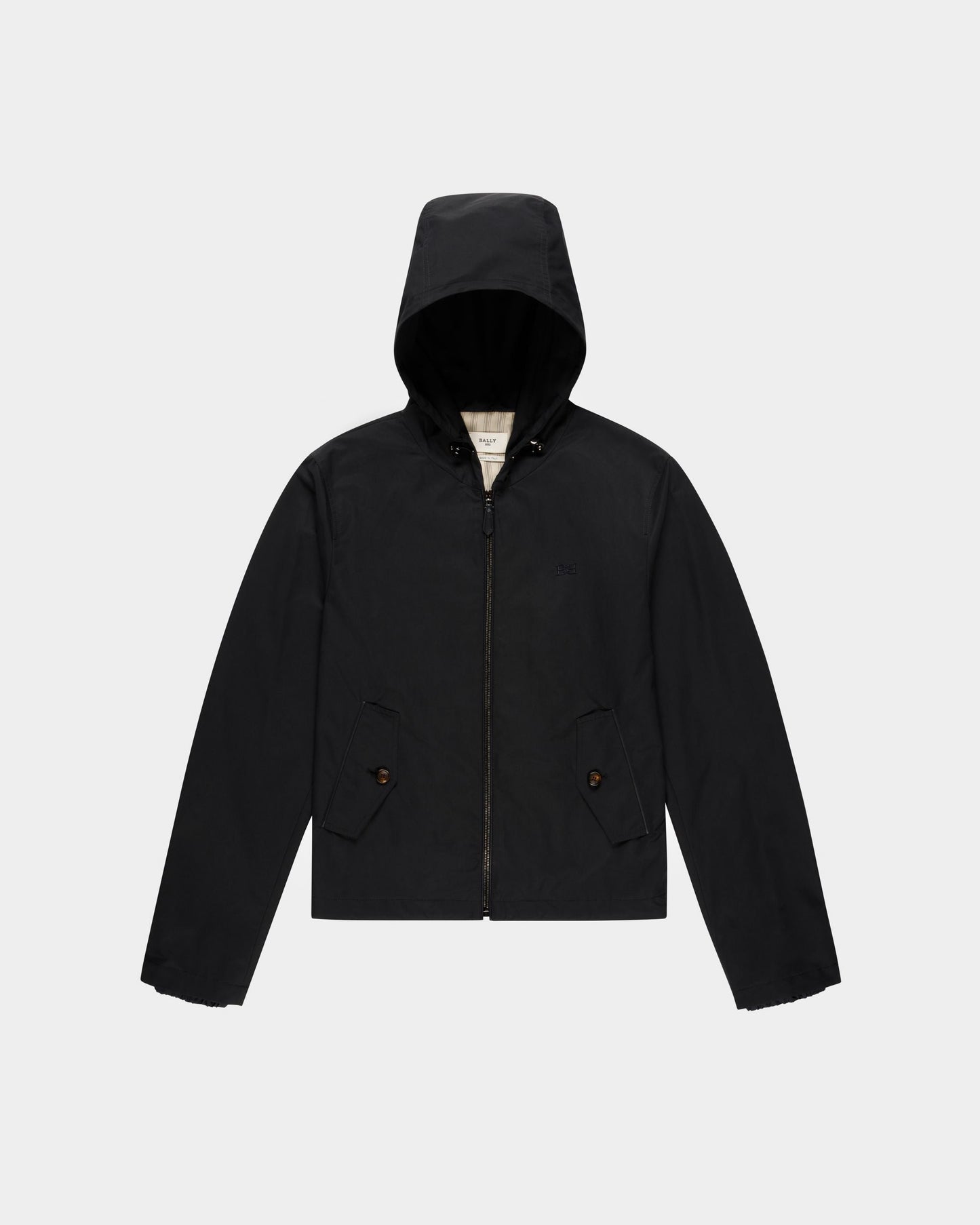 Cotton Techno Jacket In Navy