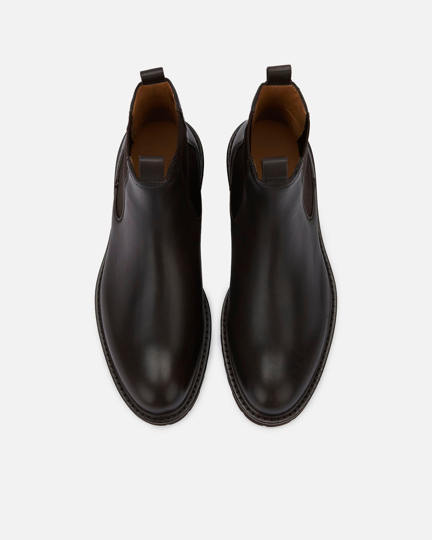 Bootie in Brown Leather