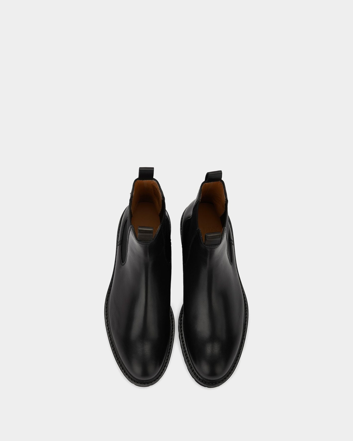 Bootie in Black Leather