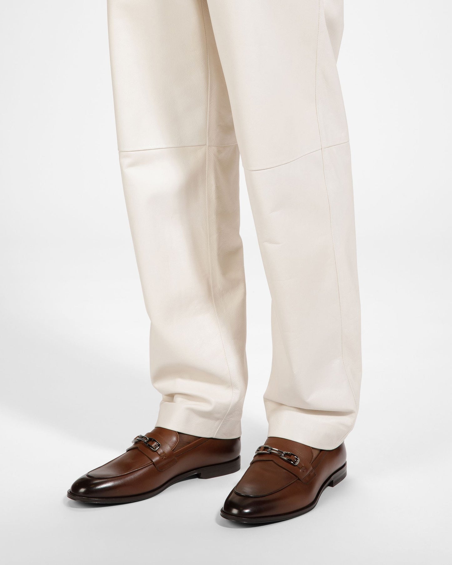 Westro Leather Loafers In Brown