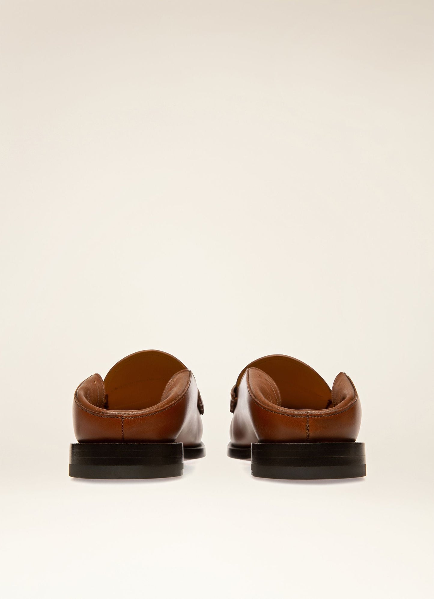 Coriano Leather Moccasins In Brown