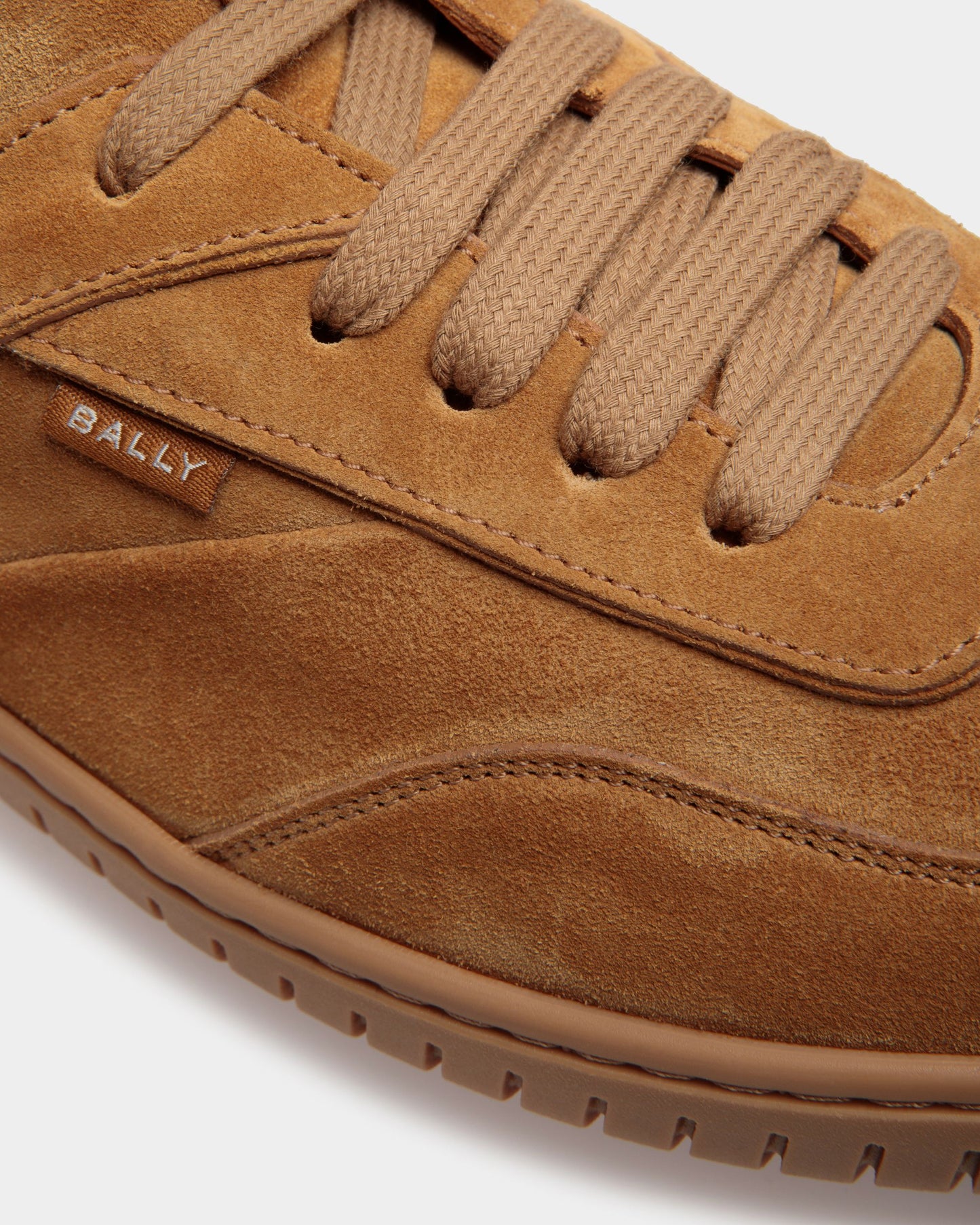 Parrel Mid | Men's Sneakers | Desert And Amber Leather | Bally | Still Life Detail