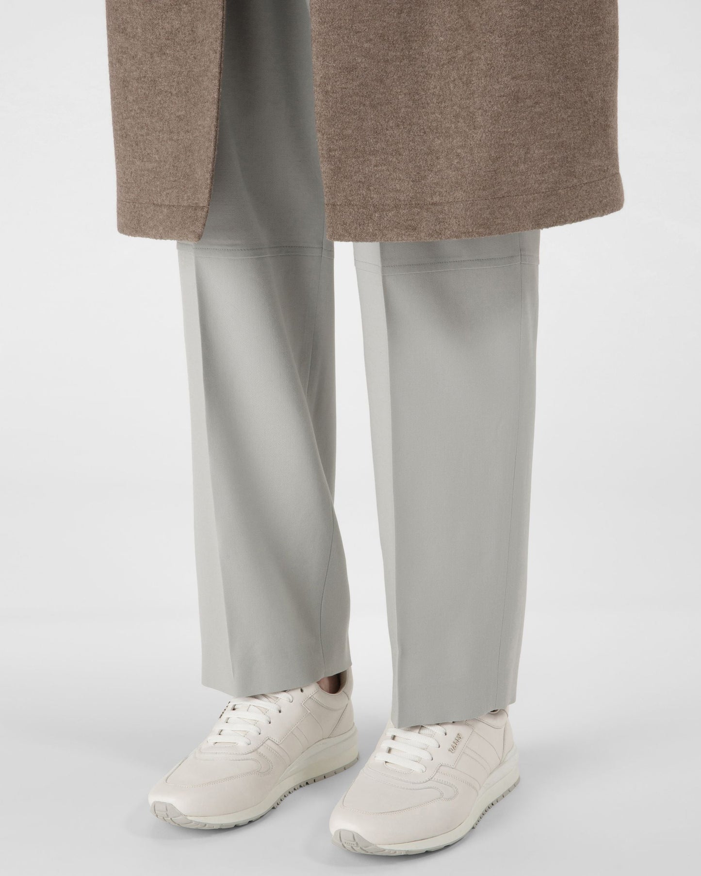 Asler Leather Sneakers In White