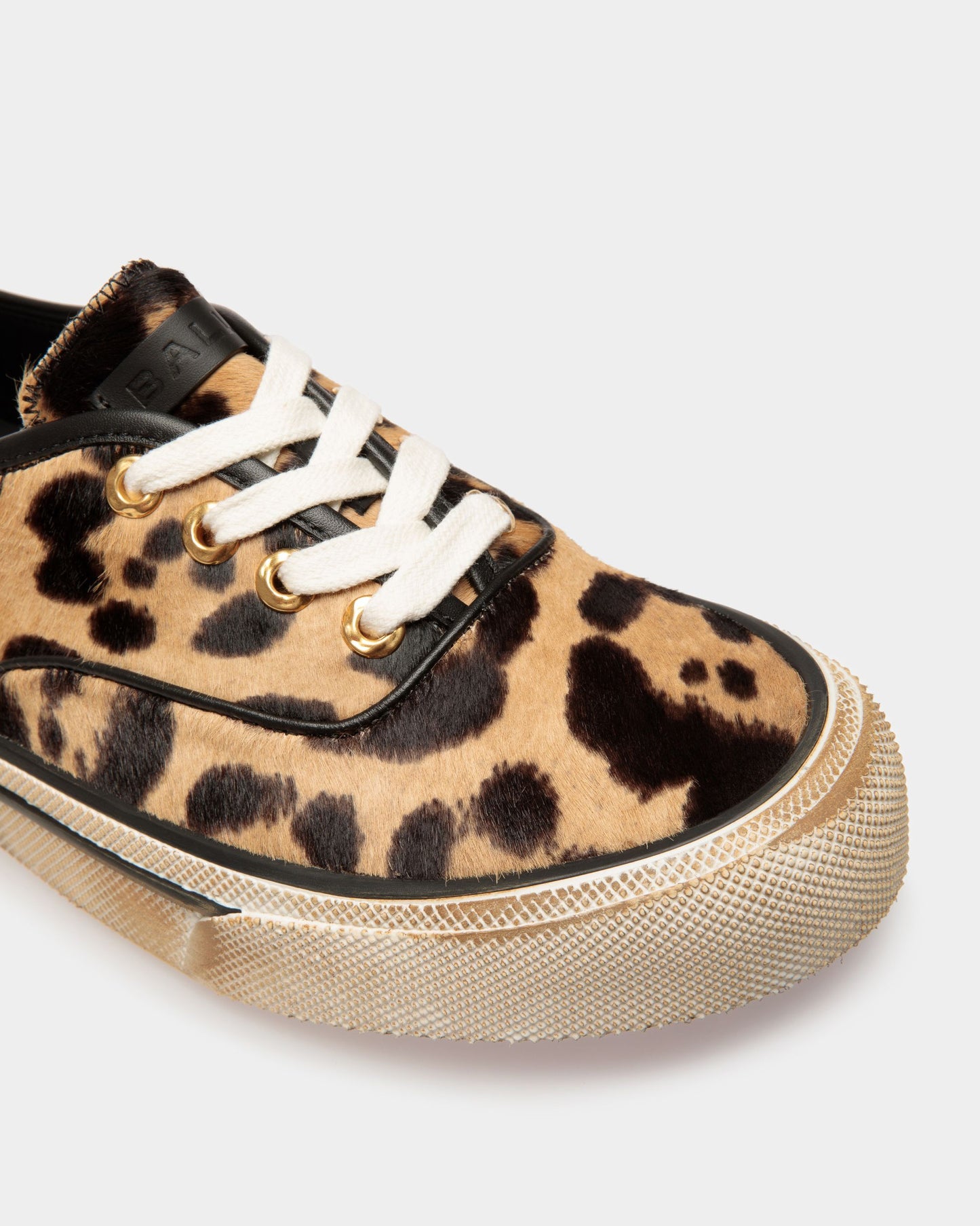 Lyder | Men's Sneakers | Brown Haircalf Leather | Bally | Still Life Detail