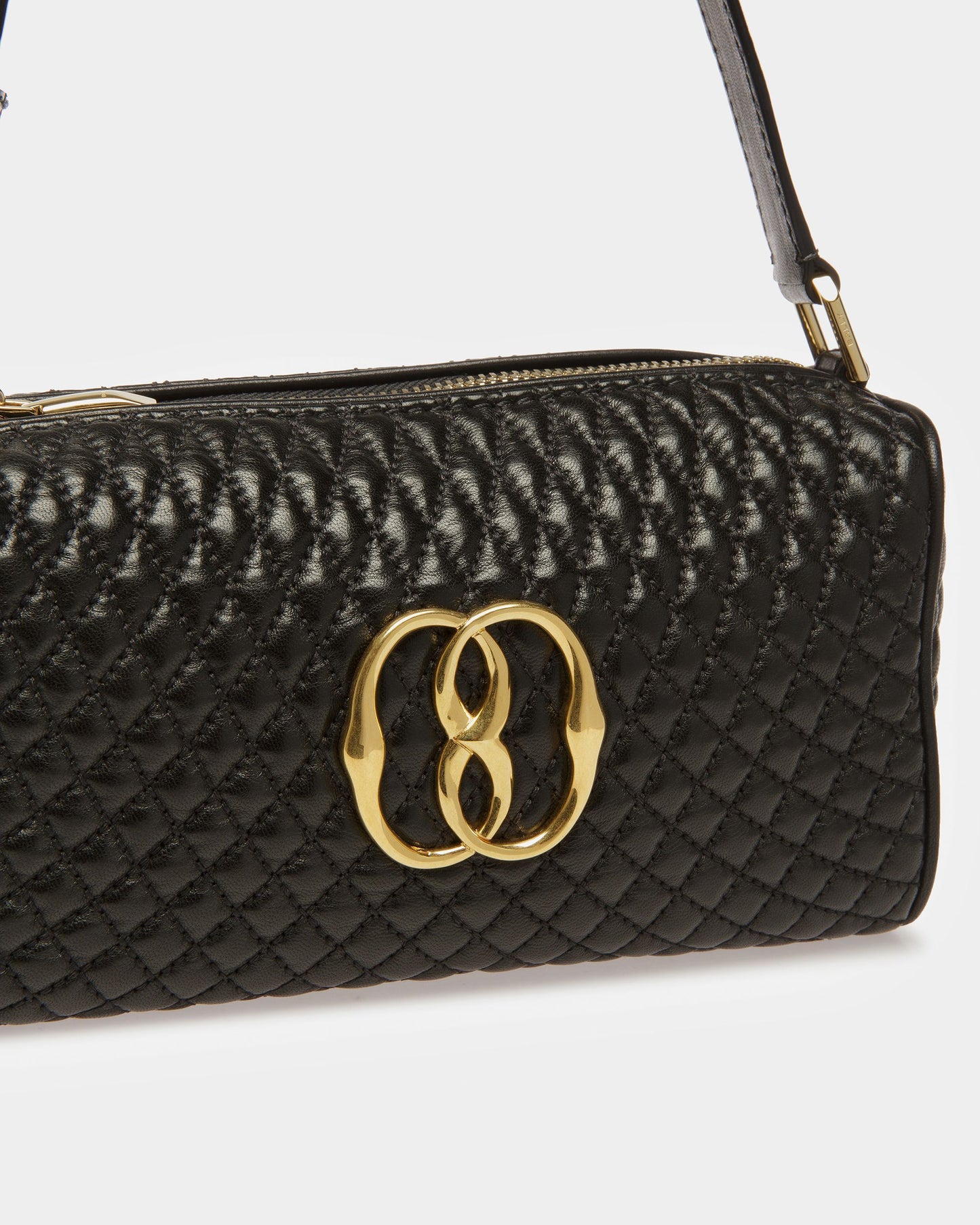 Emblem Minibag In Quilted Leather