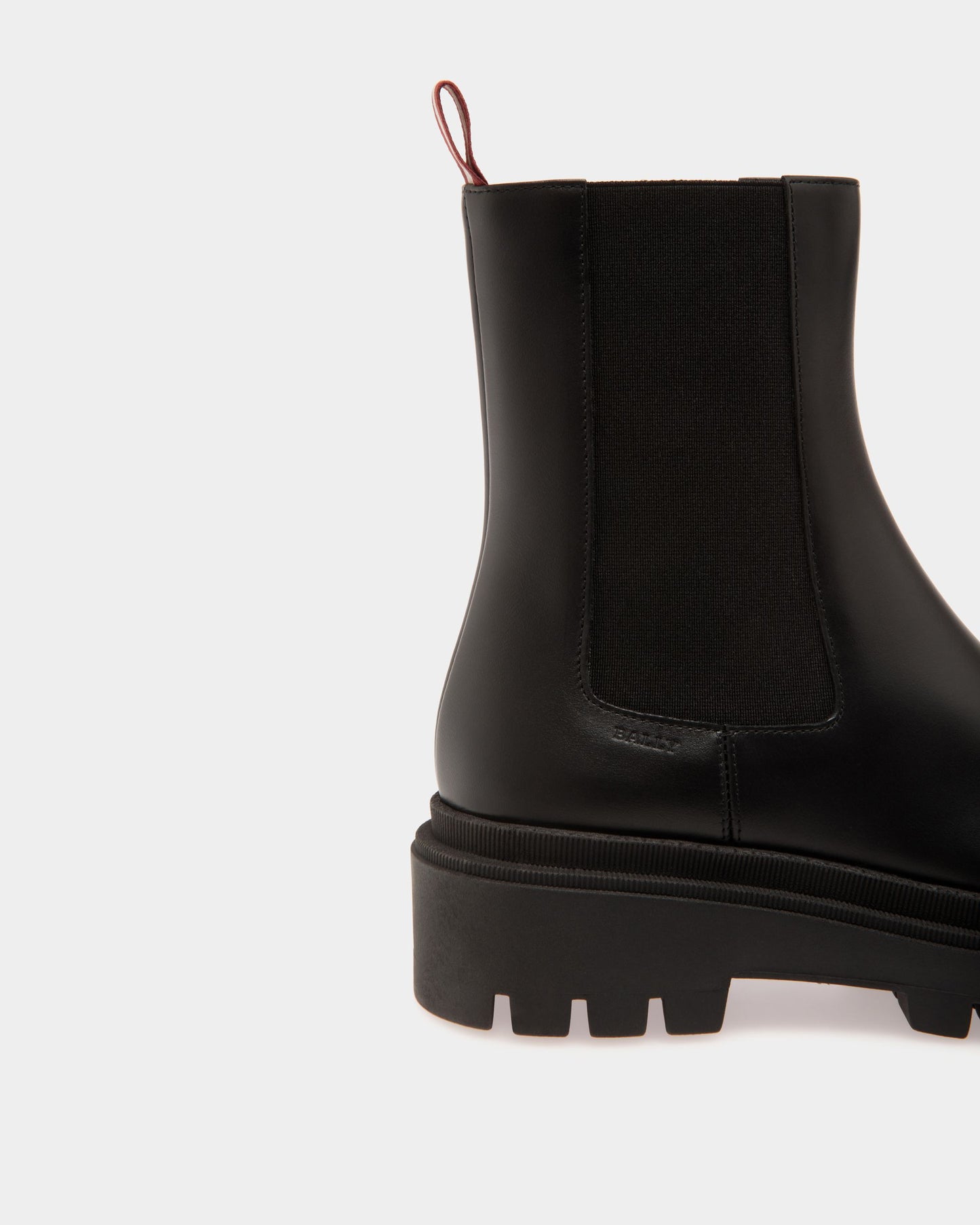 Bootie In Black Leather