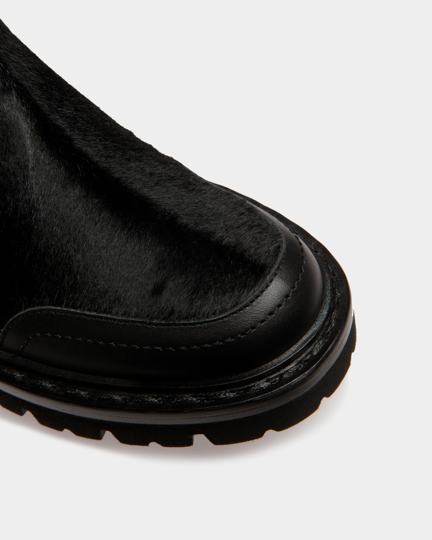 Nalyna | Women's Boots | Black Leather | Bally | Still Life Detail