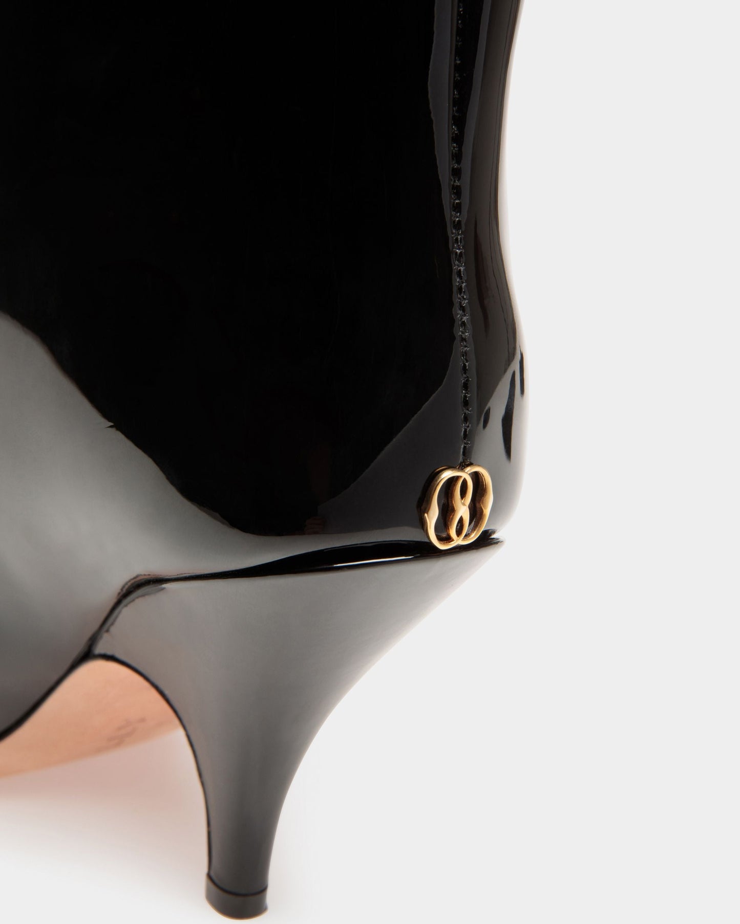 Kika | Women's Boots | Black Leather | Bally | Still Life Detail