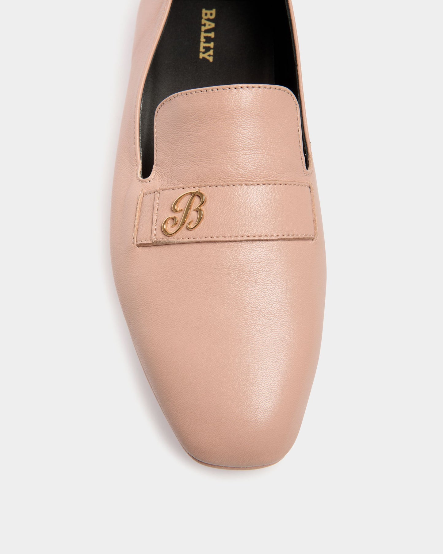 Slipper in Beige Leather