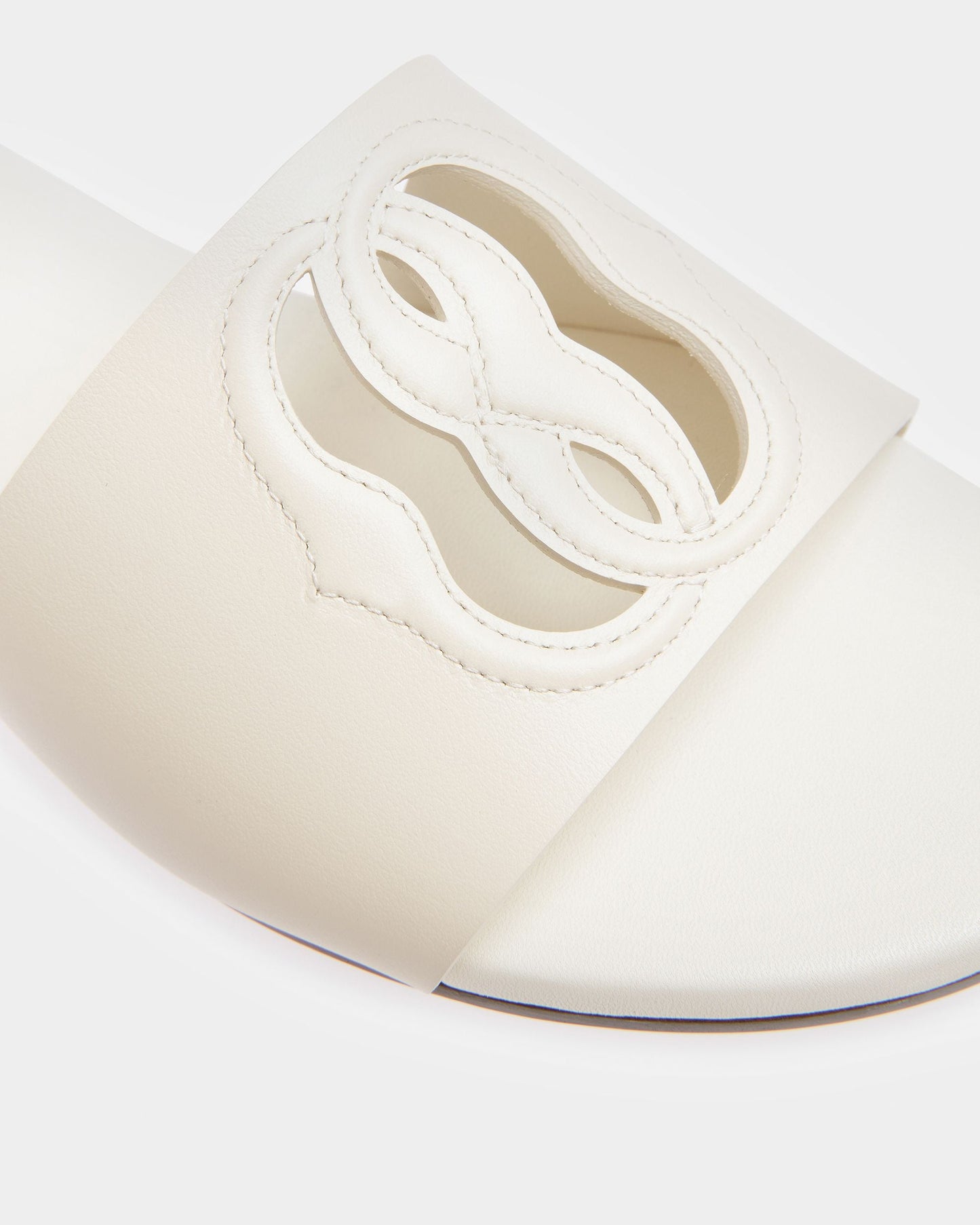 Goldie | Women's Sandals | Bone Leather | Bally | Still Life Detail