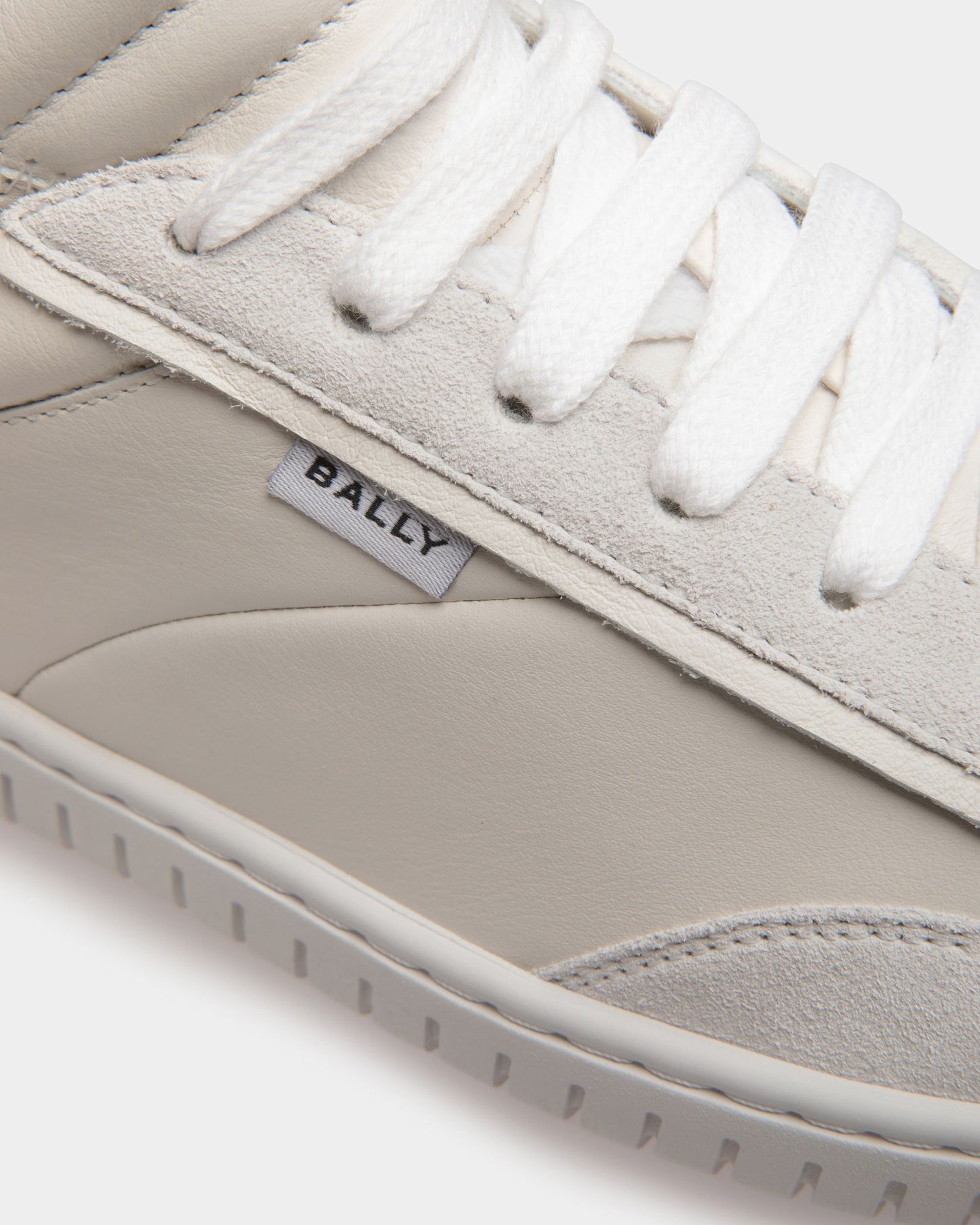 Parrel | Women's Sneakers | White Leather | Bally | Still Life Detail