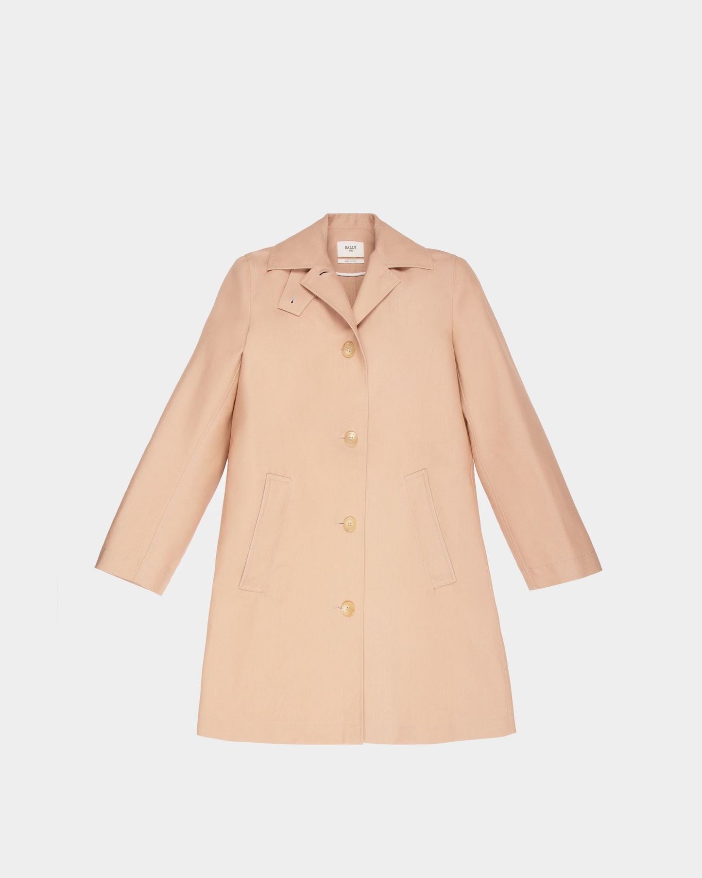 Cotton Coat In Pink