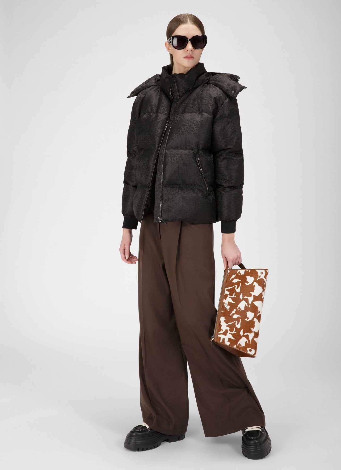 Nylon Outerwear In Black