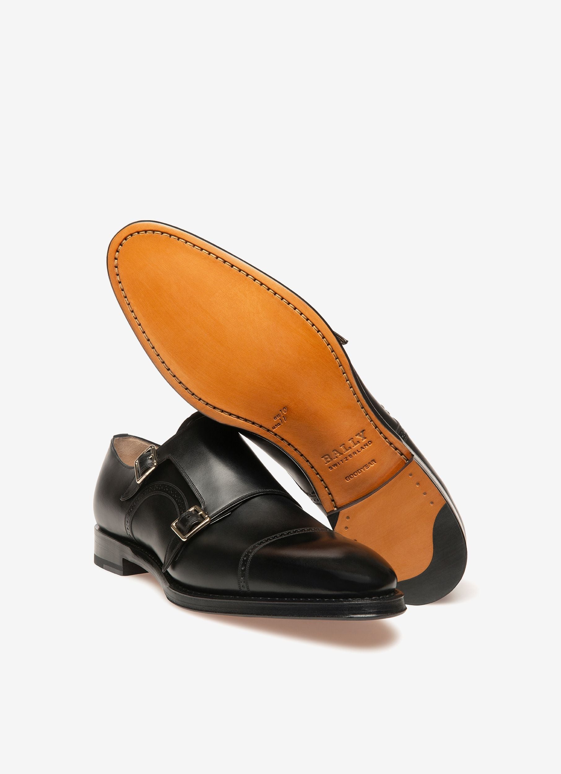 Scardino | Men's Loafers | Black Leather | Bally | Still Life Below