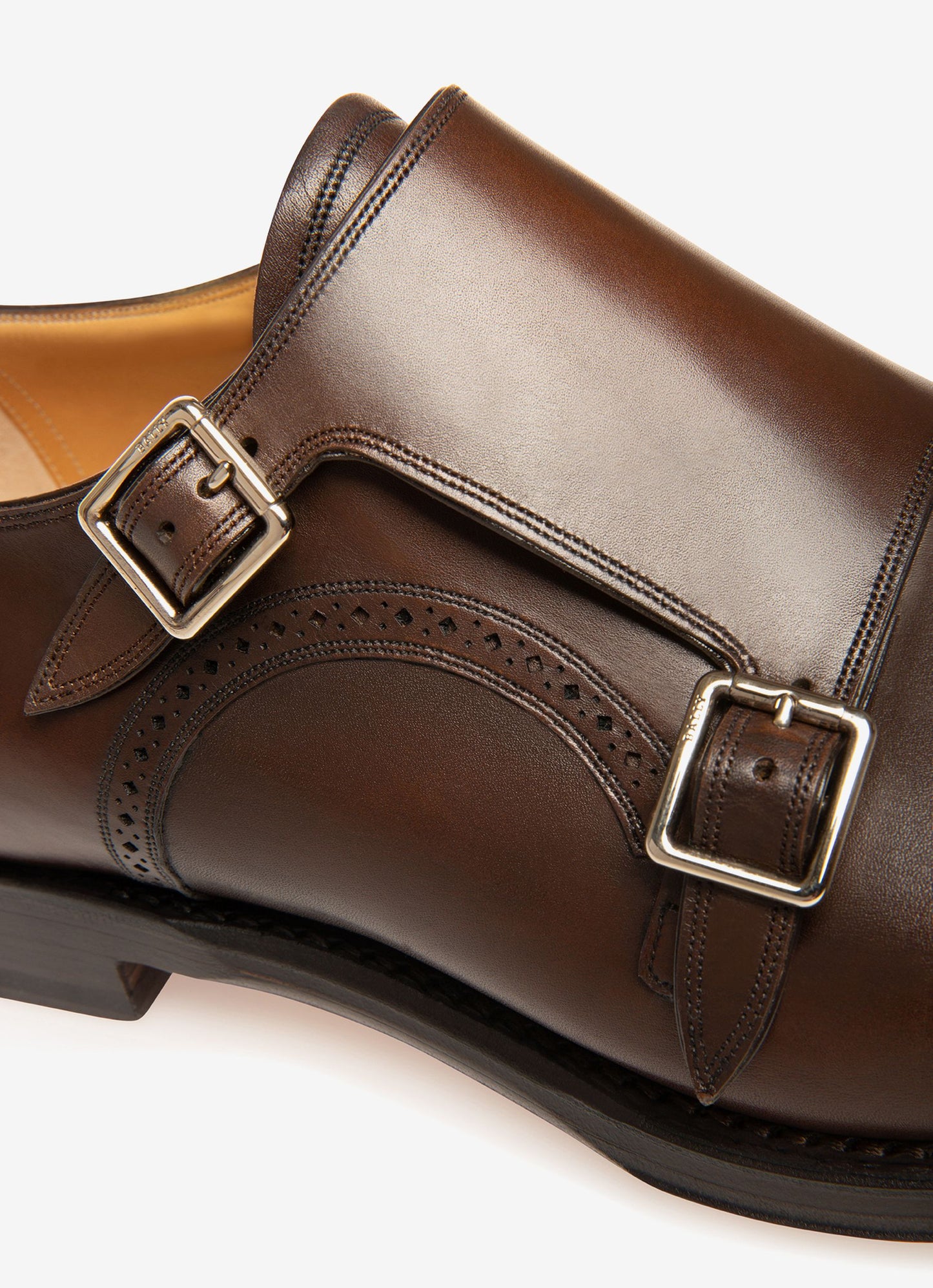 Scardino | Men's Loafers | Brown Leather | Bally | Still Life Detail