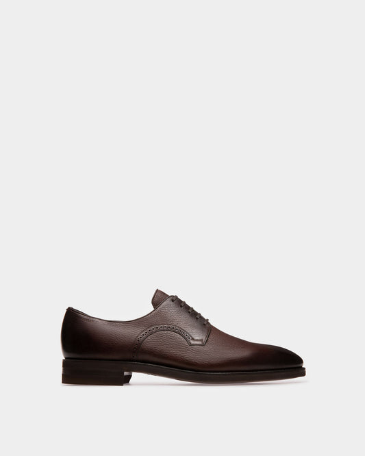 Scrivani | Men's Lace-ups | Coffee Leather | Bally | Still Life Side