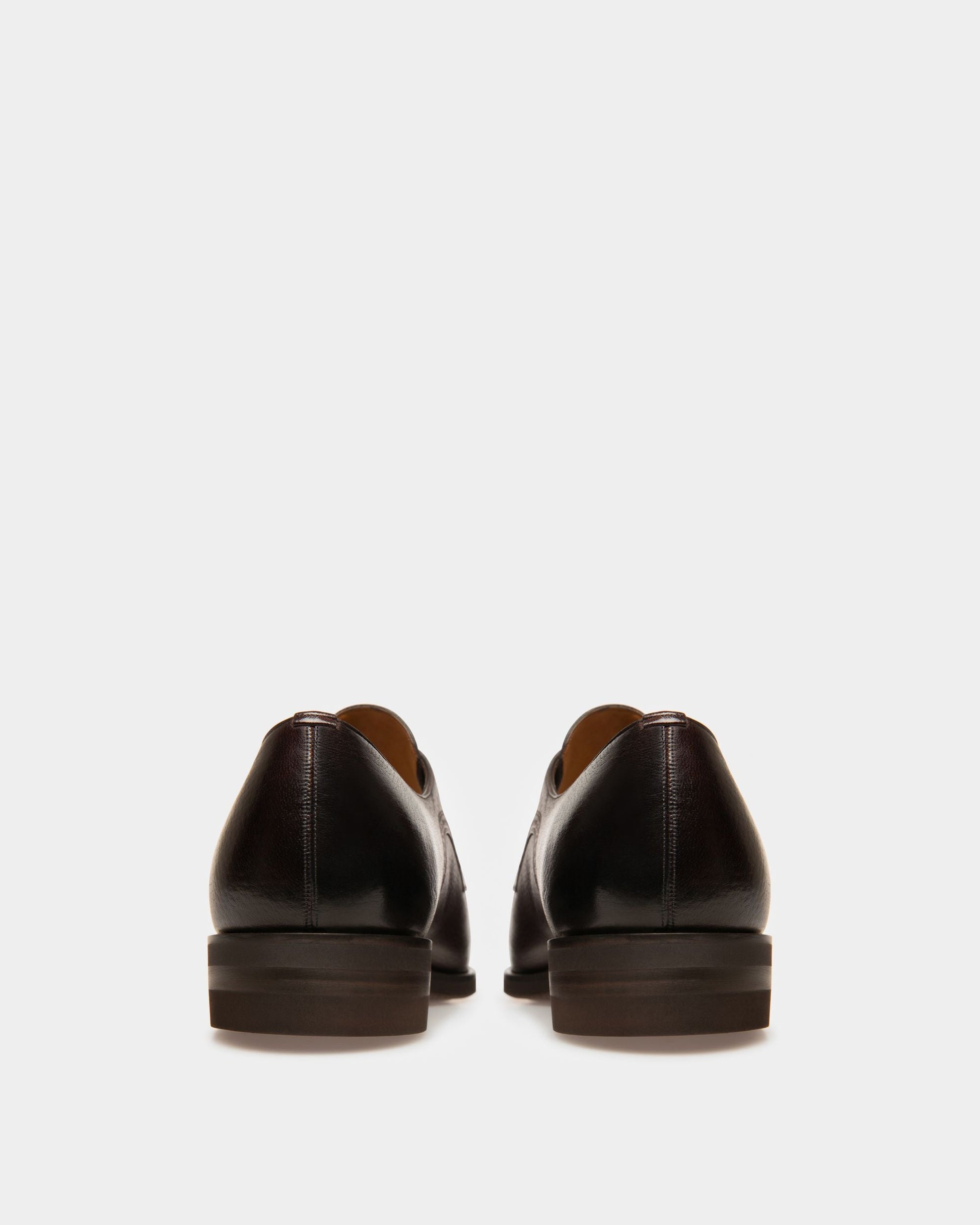 Scrivani | Men's Lace-ups | Coffee Leather | Bally | Still Life 3/4 Front