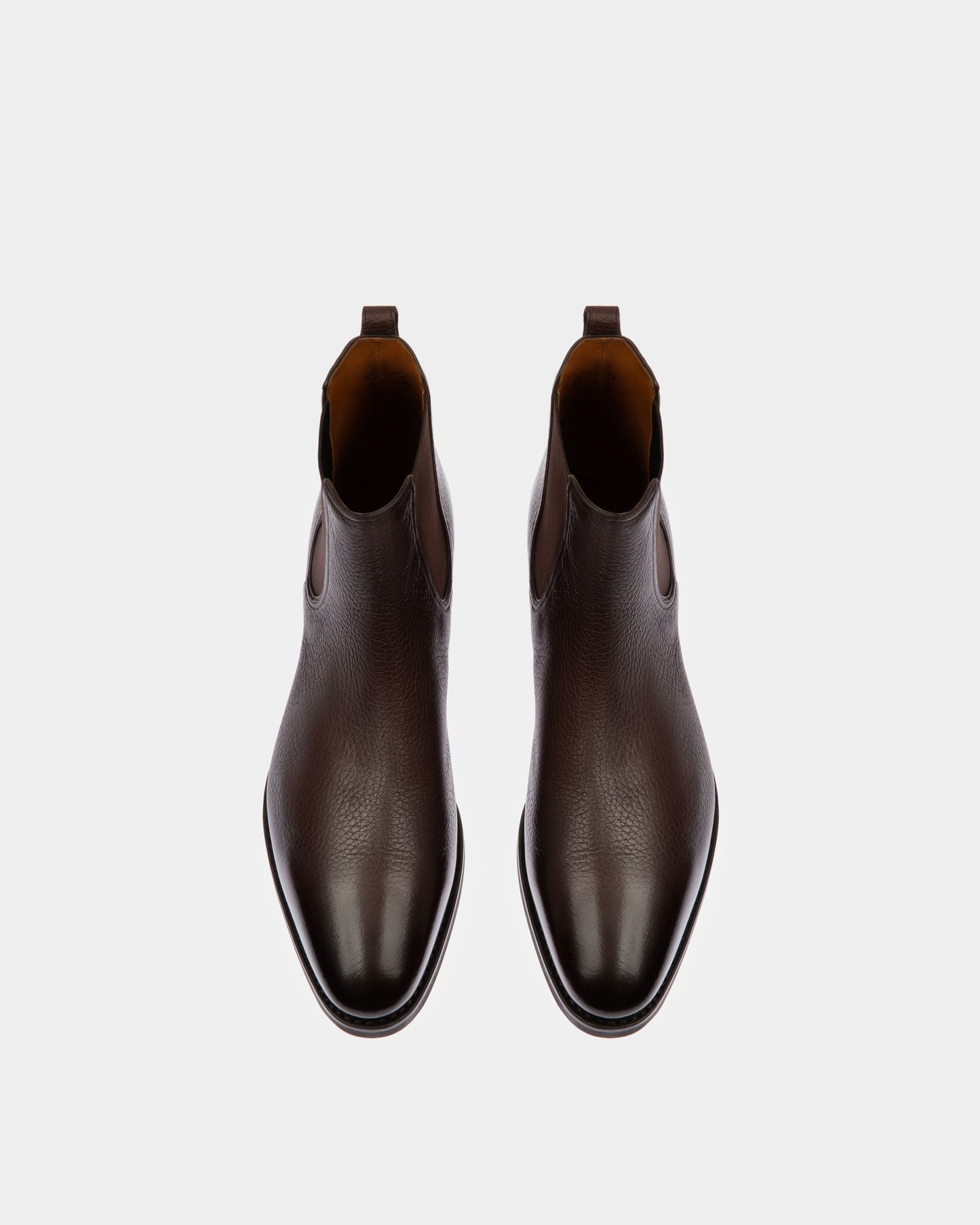 Scavone Men's Leather Boot In Brown