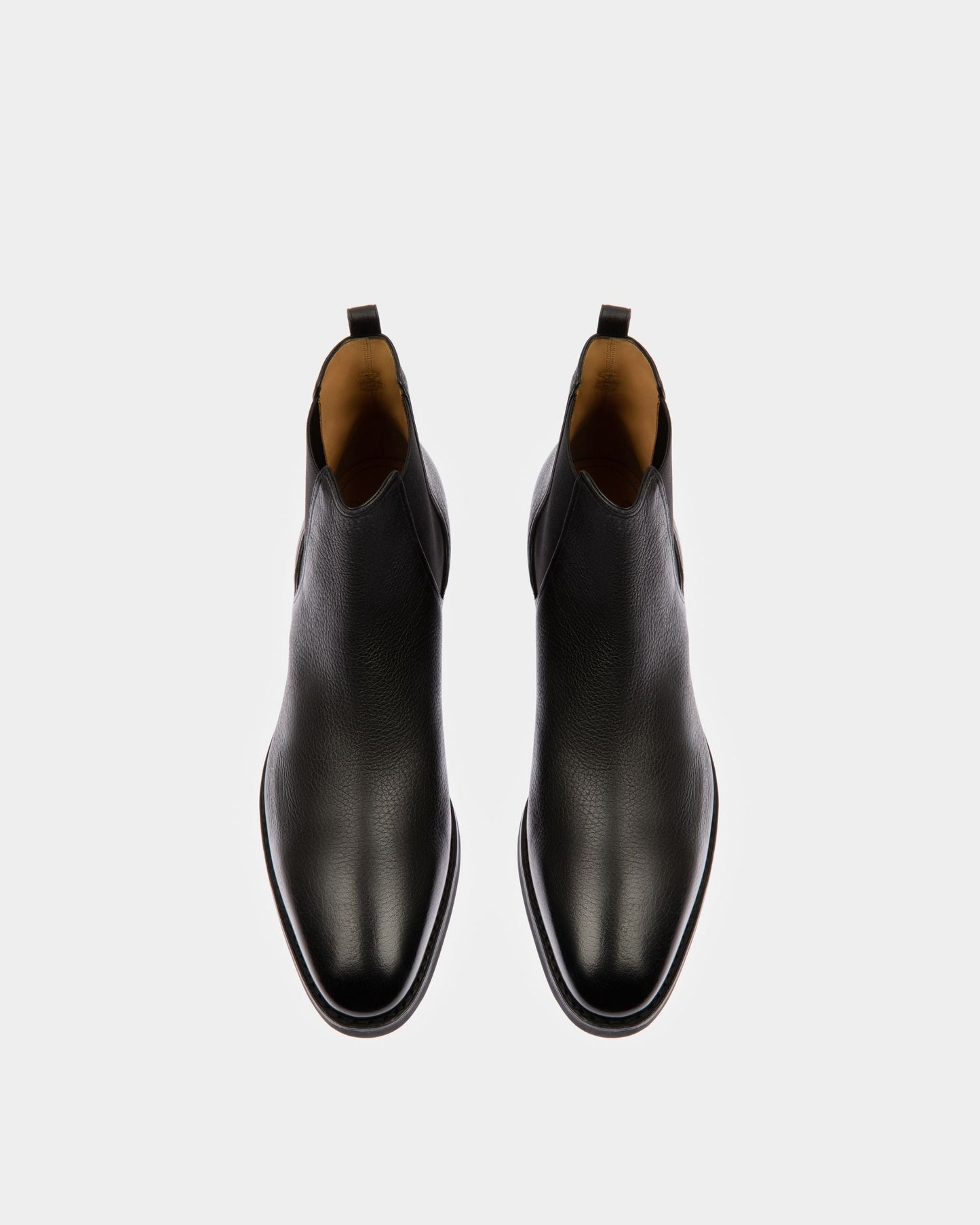 Scribe Novo Booties In Black Leather