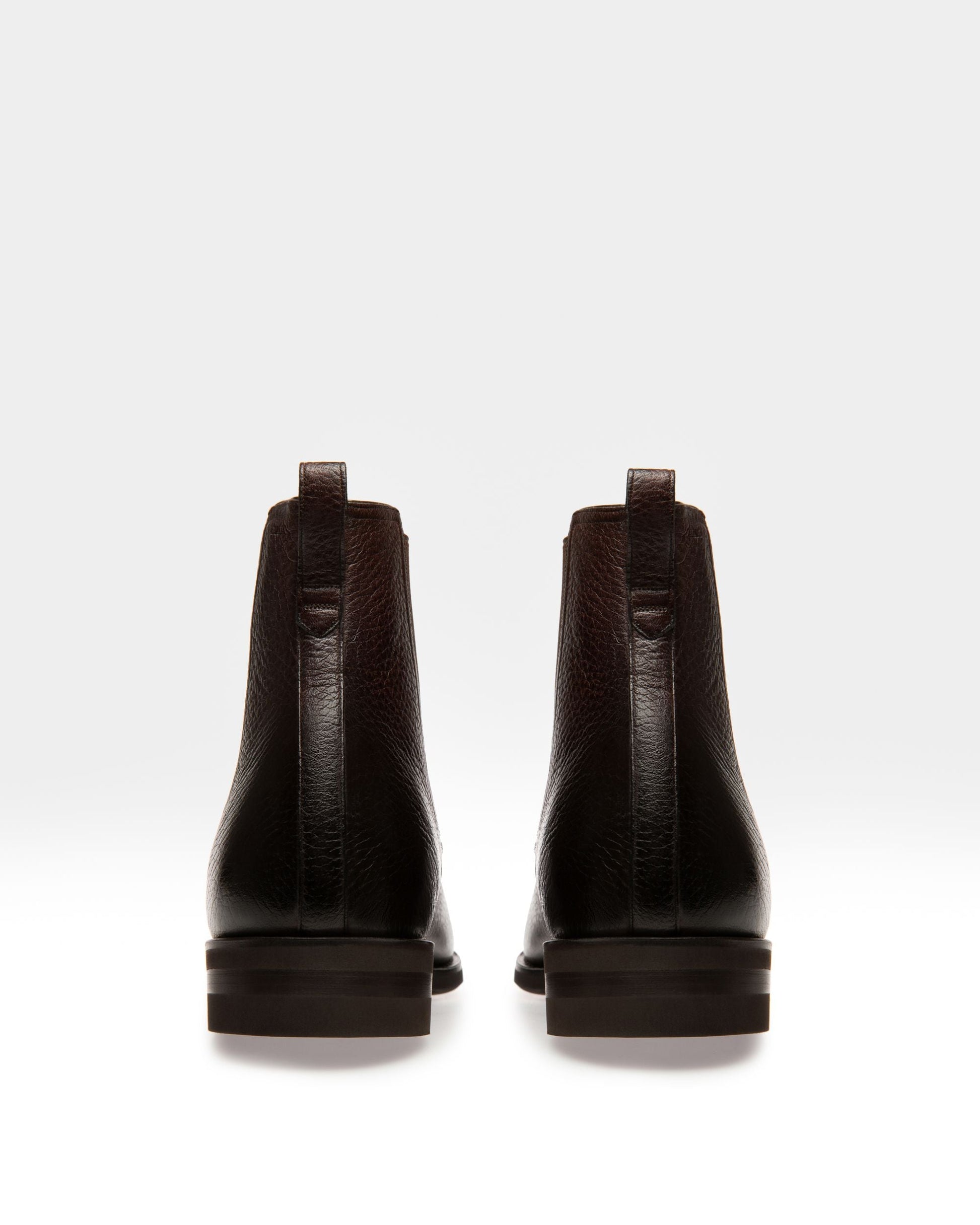 Scavone | Men's Boots | Coffee Leather | Bally | Still Life 3/4 Front