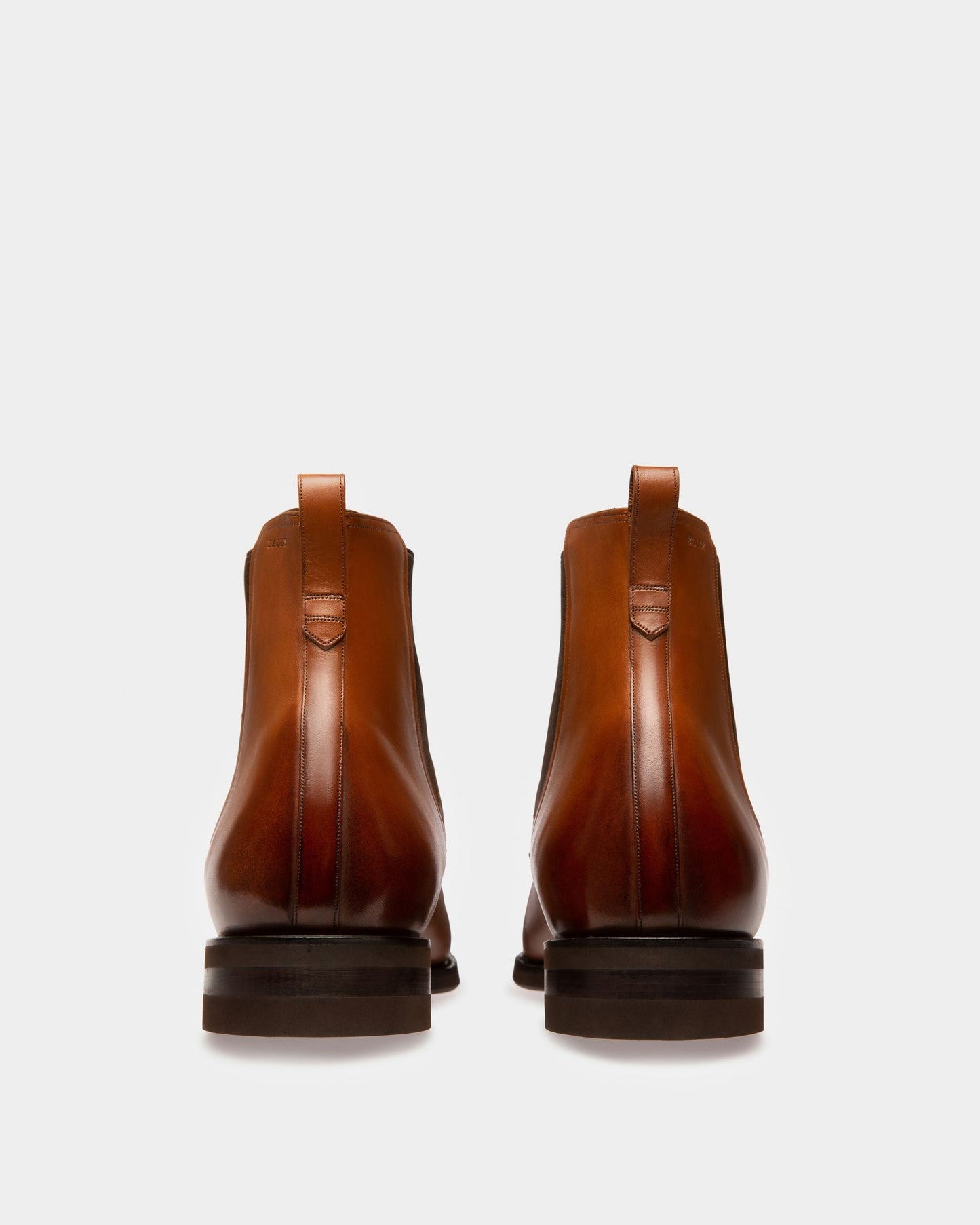 Scribe Novo Booties In Brown Leather