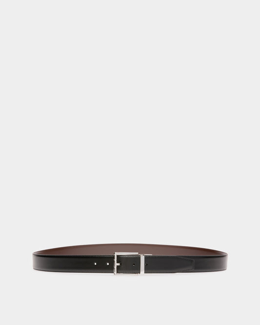Astor Leather 35mm Belt In Black & Brown