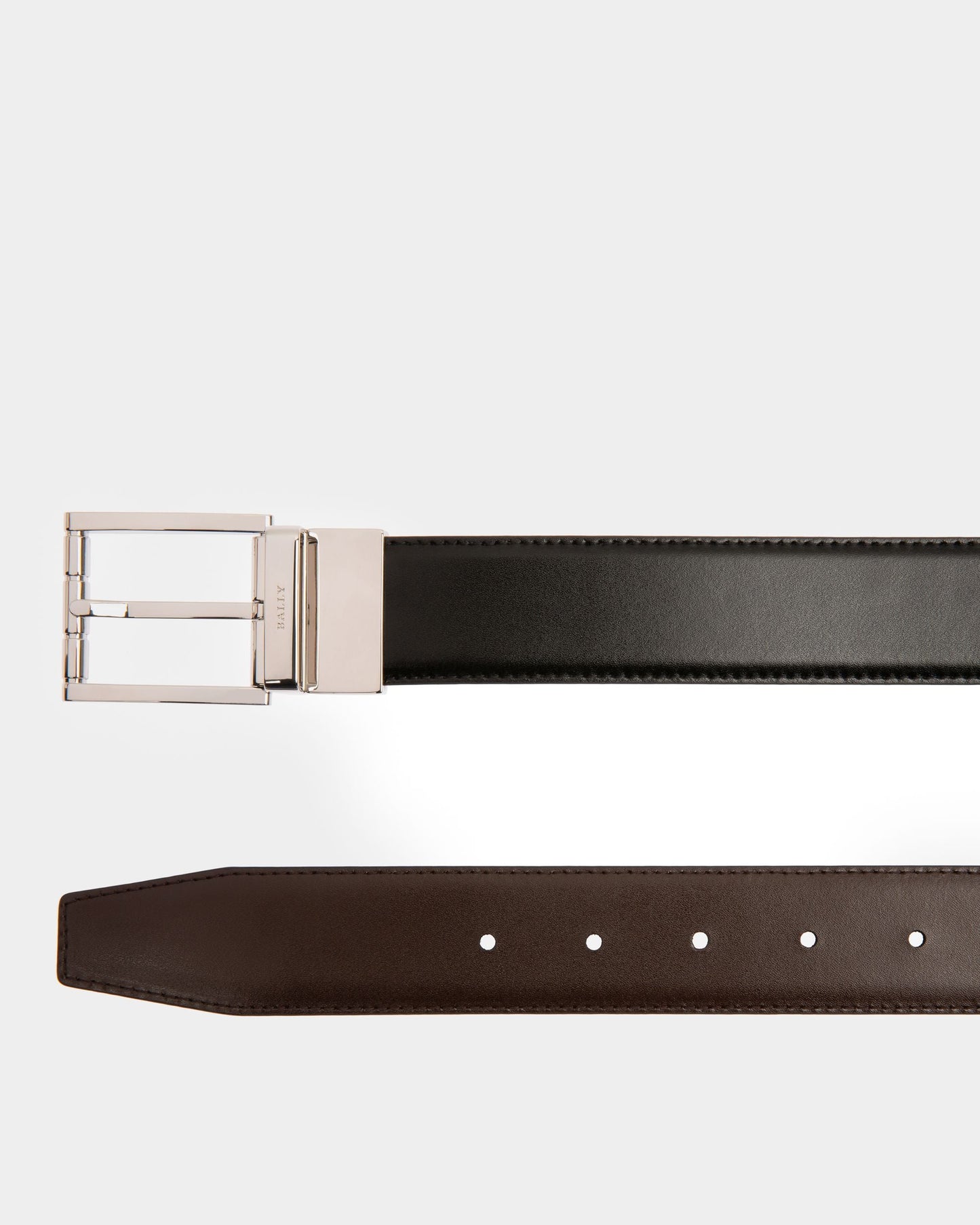 Astor Leather 35mm Belt In Black & Brown