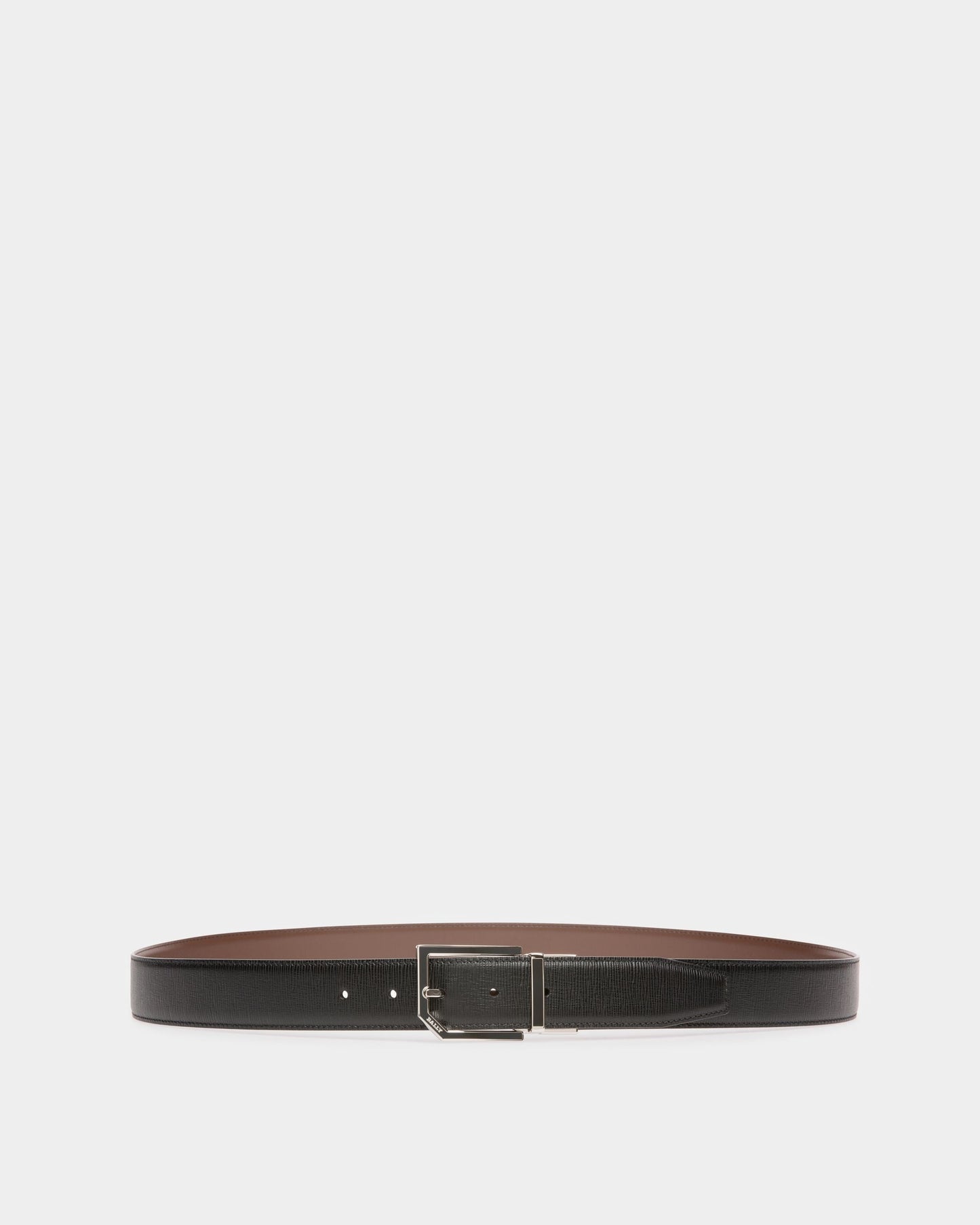 Charlton Leather Adjustable & Reversible 35mm Belt In Black & Brown