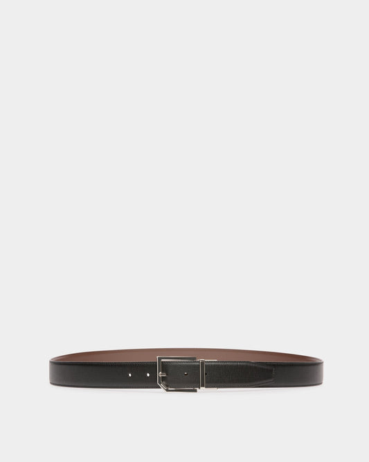 Charlton Leather Adjustable & Reversible 35mm Belt In Black & Brown