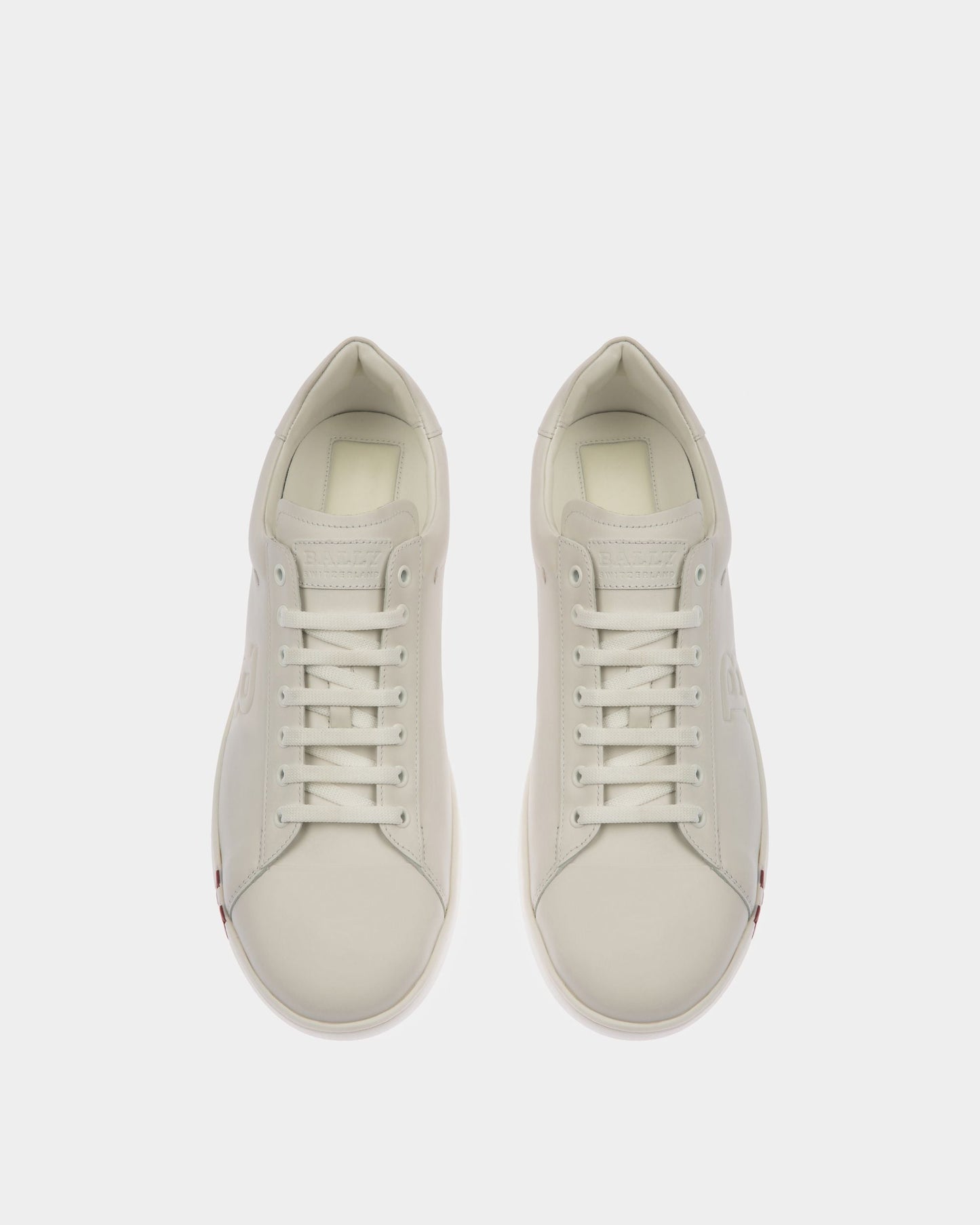 Asher Leather Sneakers In White